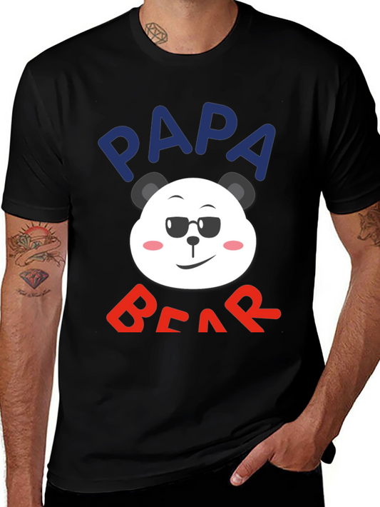 Papa Bear T-Shirt - Cool Panda Graphic Tee