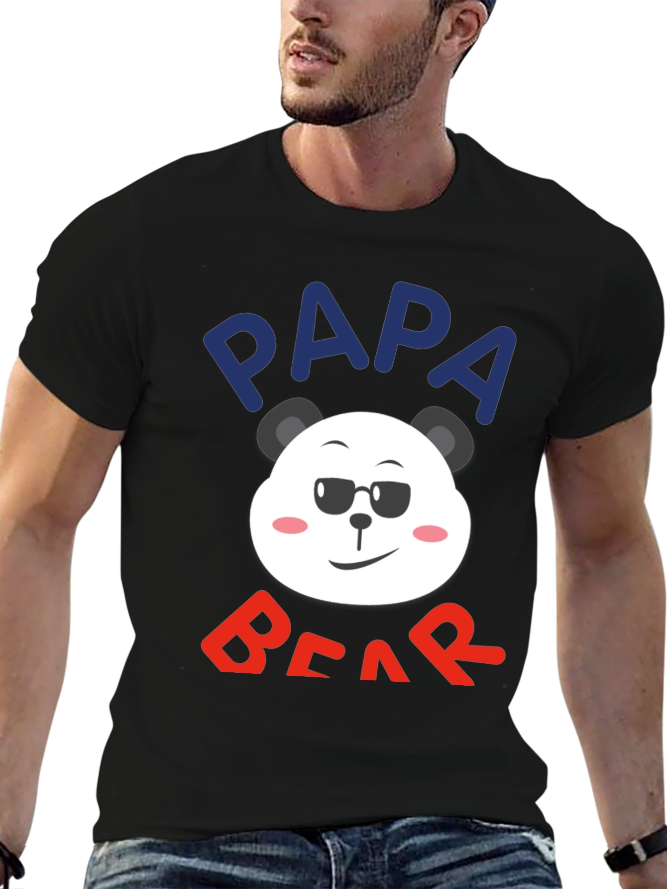 Papa Bear T-Shirt - Cool Panda Graphic Tee