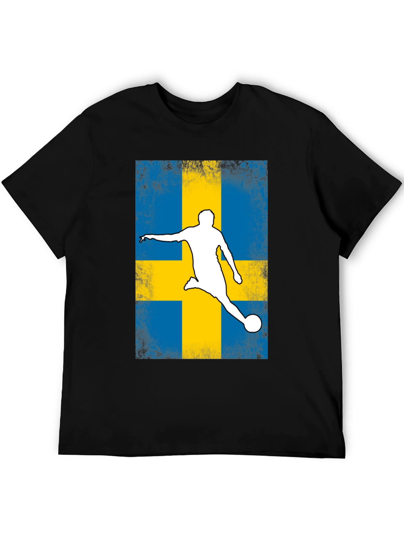 Sweden Soccer Flag T-Shirt