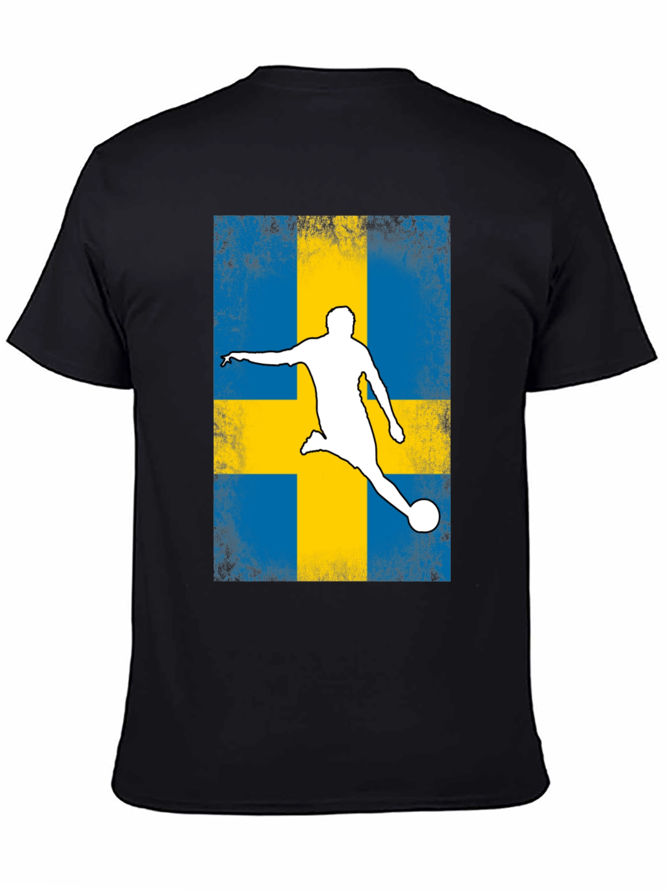 Sweden Soccer Flag T-Shirt