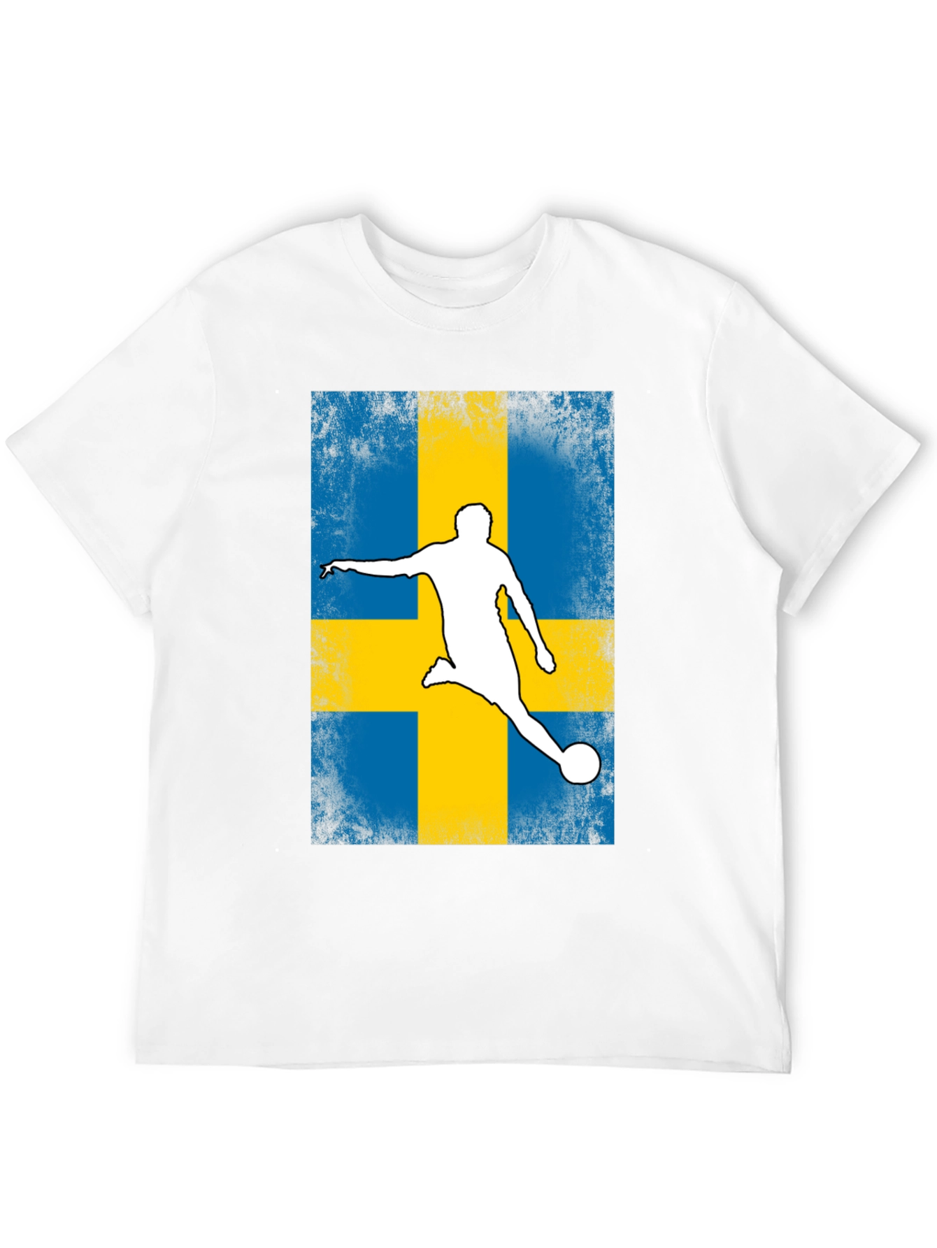 Sweden Soccer Flag T-Shirt