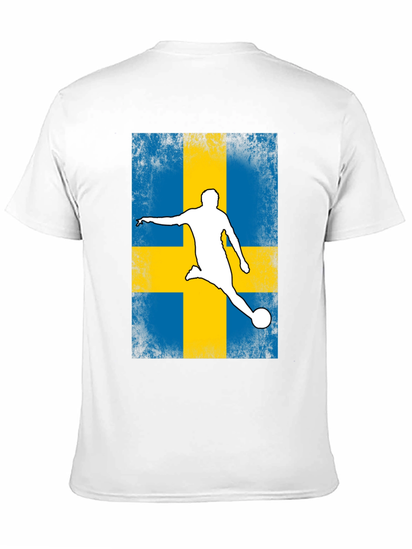 Sweden Soccer Flag T-Shirt