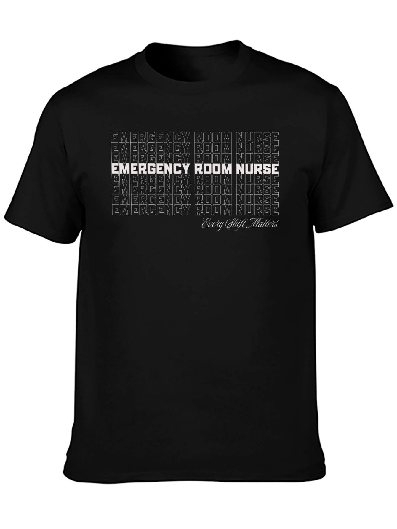 Emergency Room Nurse Graphic T-Shirt