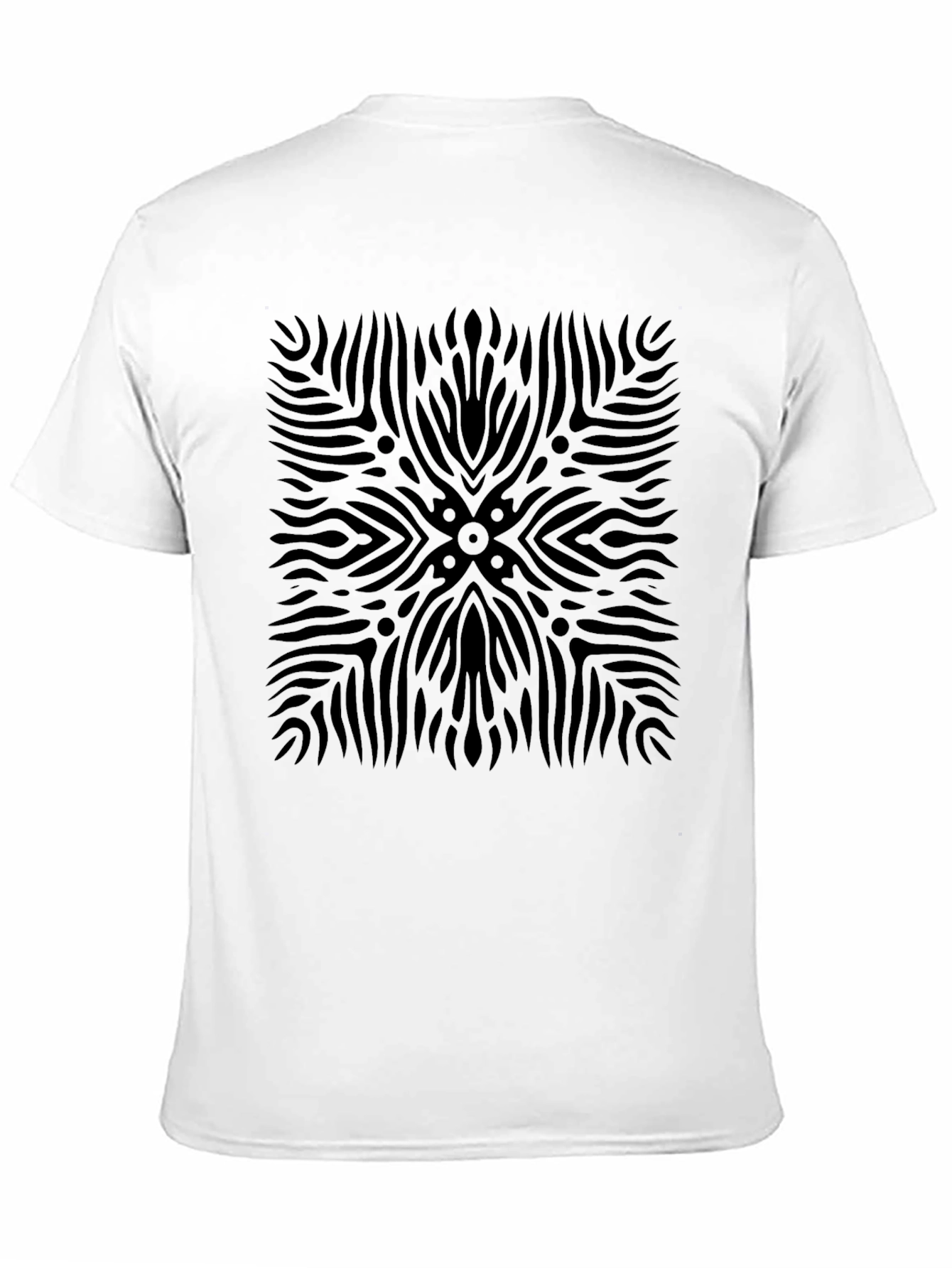 Abstract Black Pattern Tee