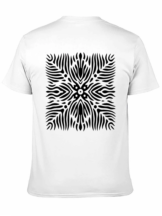 Abstract Black Pattern Tee