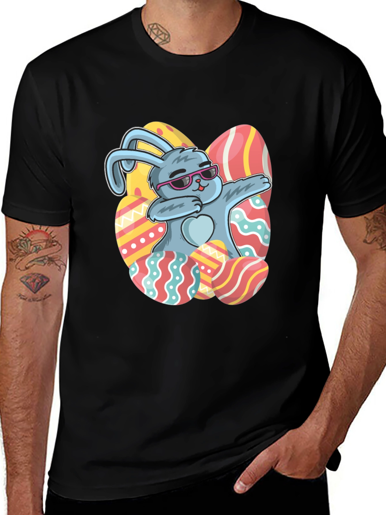 Easter Bunny Dabbing T-Shirt