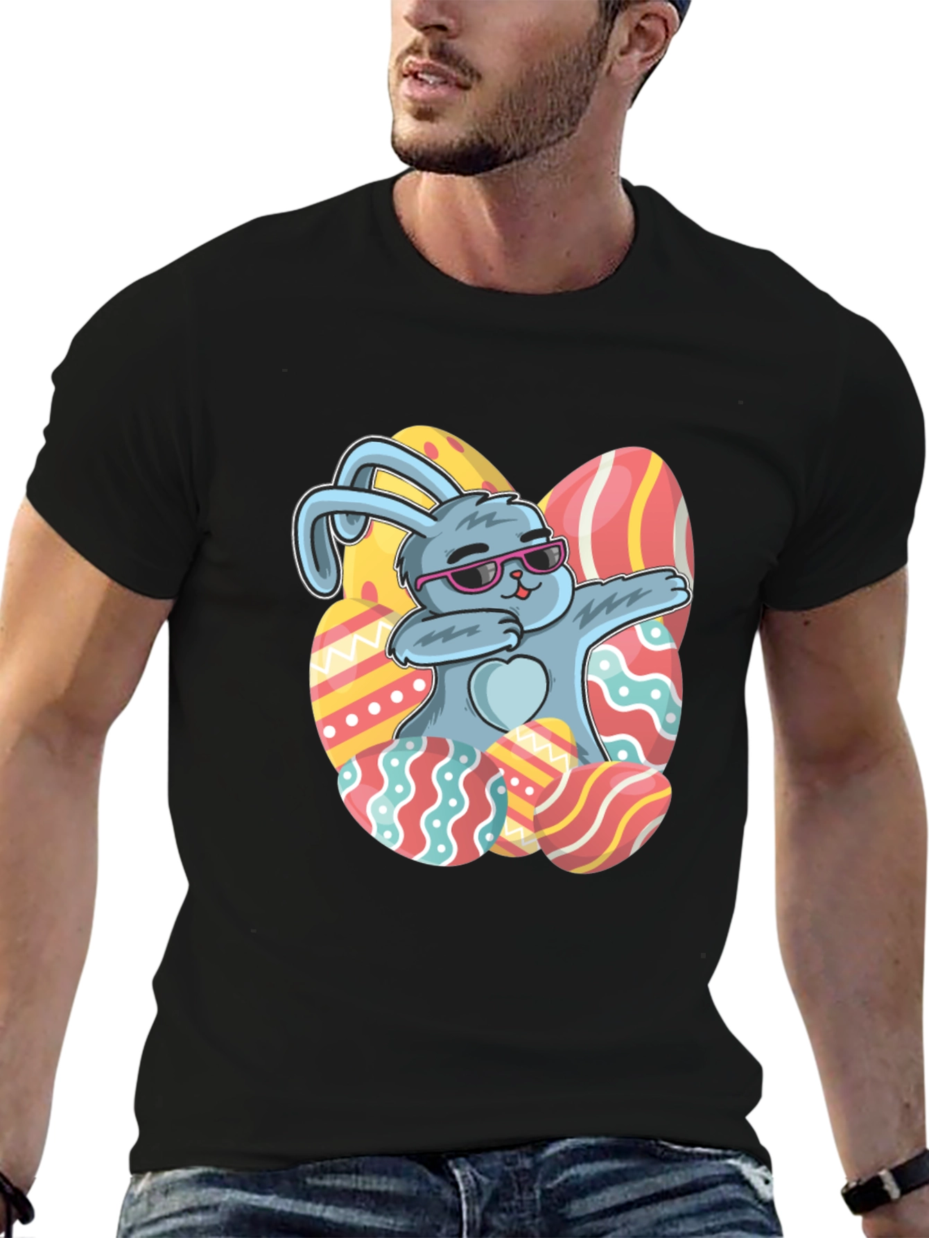 Easter Bunny Dabbing T-Shirt