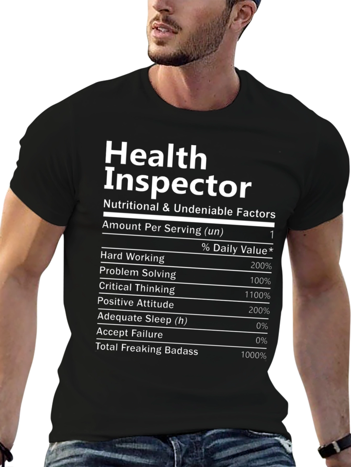 Health Inspector Novelty Graphic T-Shirt