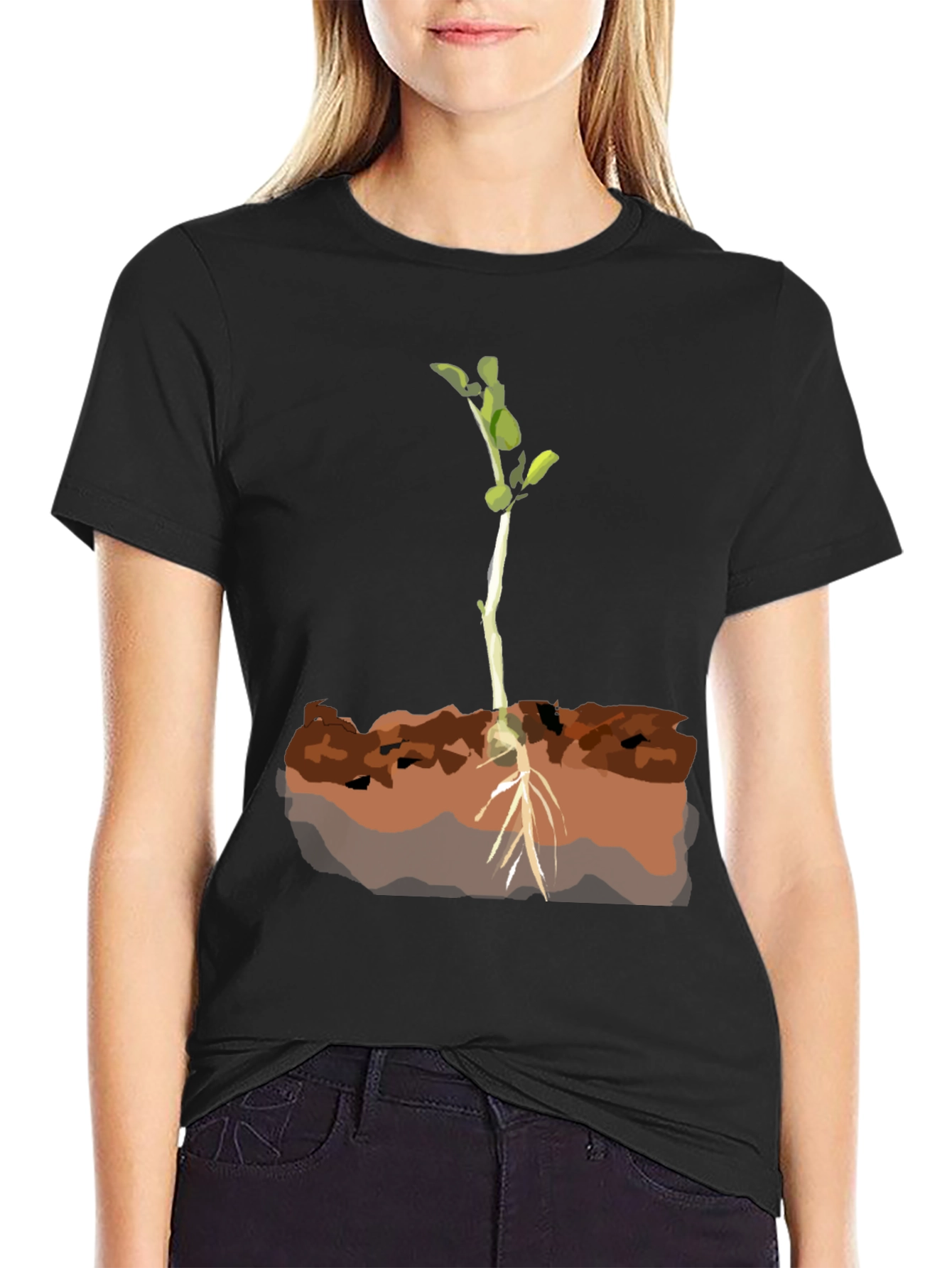 Sprout Graphic Tee - Eco-Conscious Fashion