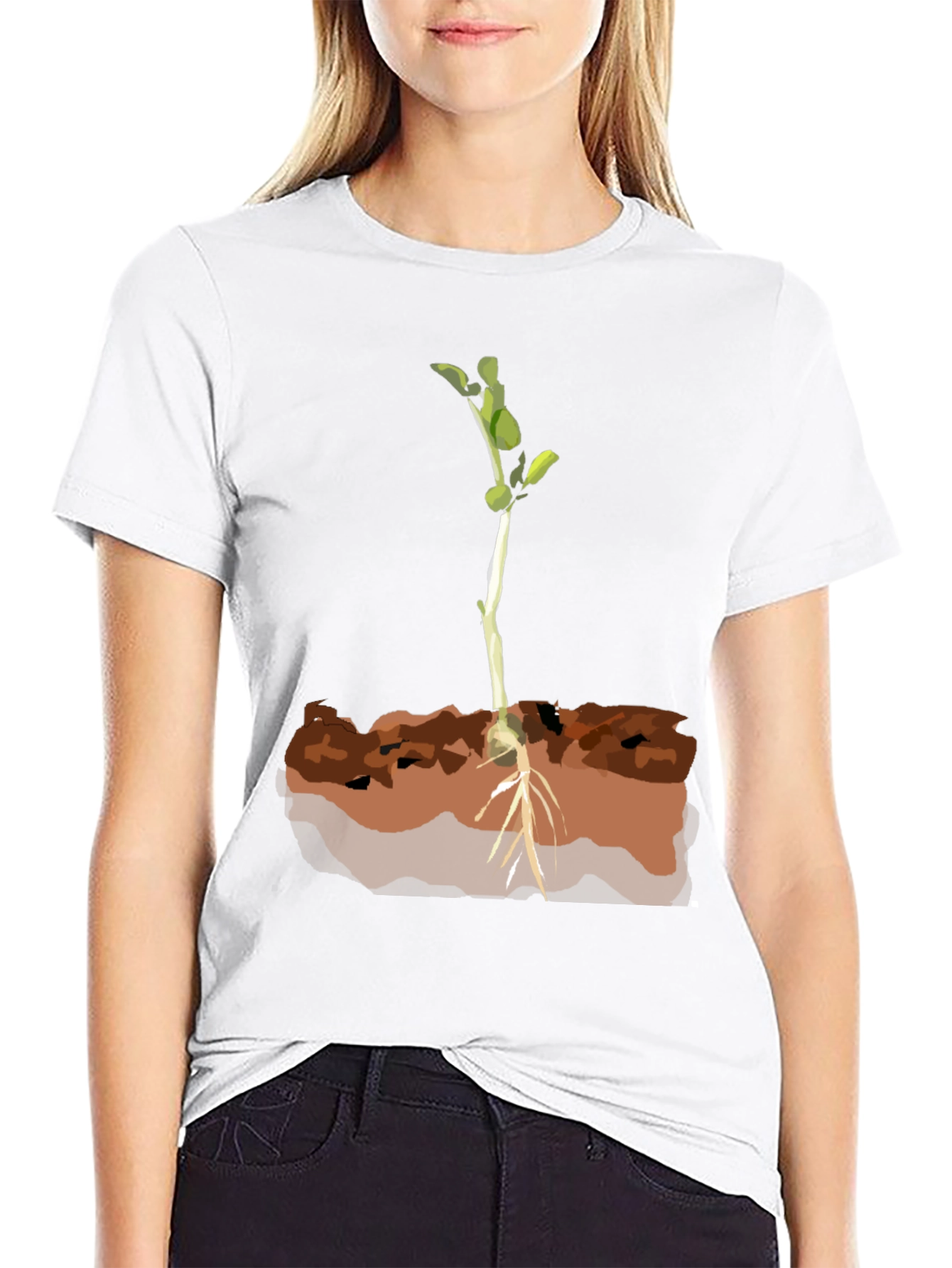 Sprout Graphic Tee - Eco-Conscious Fashion
