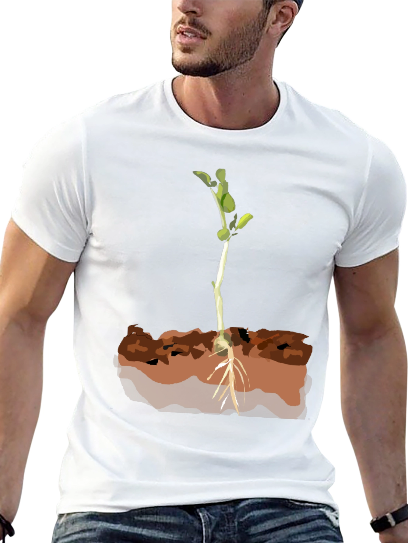 Sprout Graphic Tee - Eco-Conscious Fashion