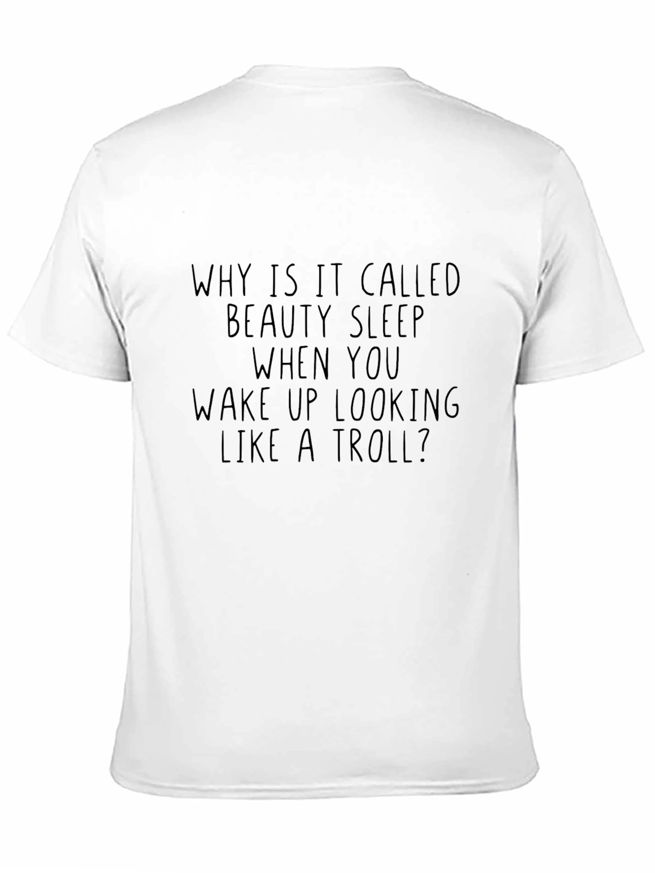 Funny Beauty Sleep Troll Graphic Tee