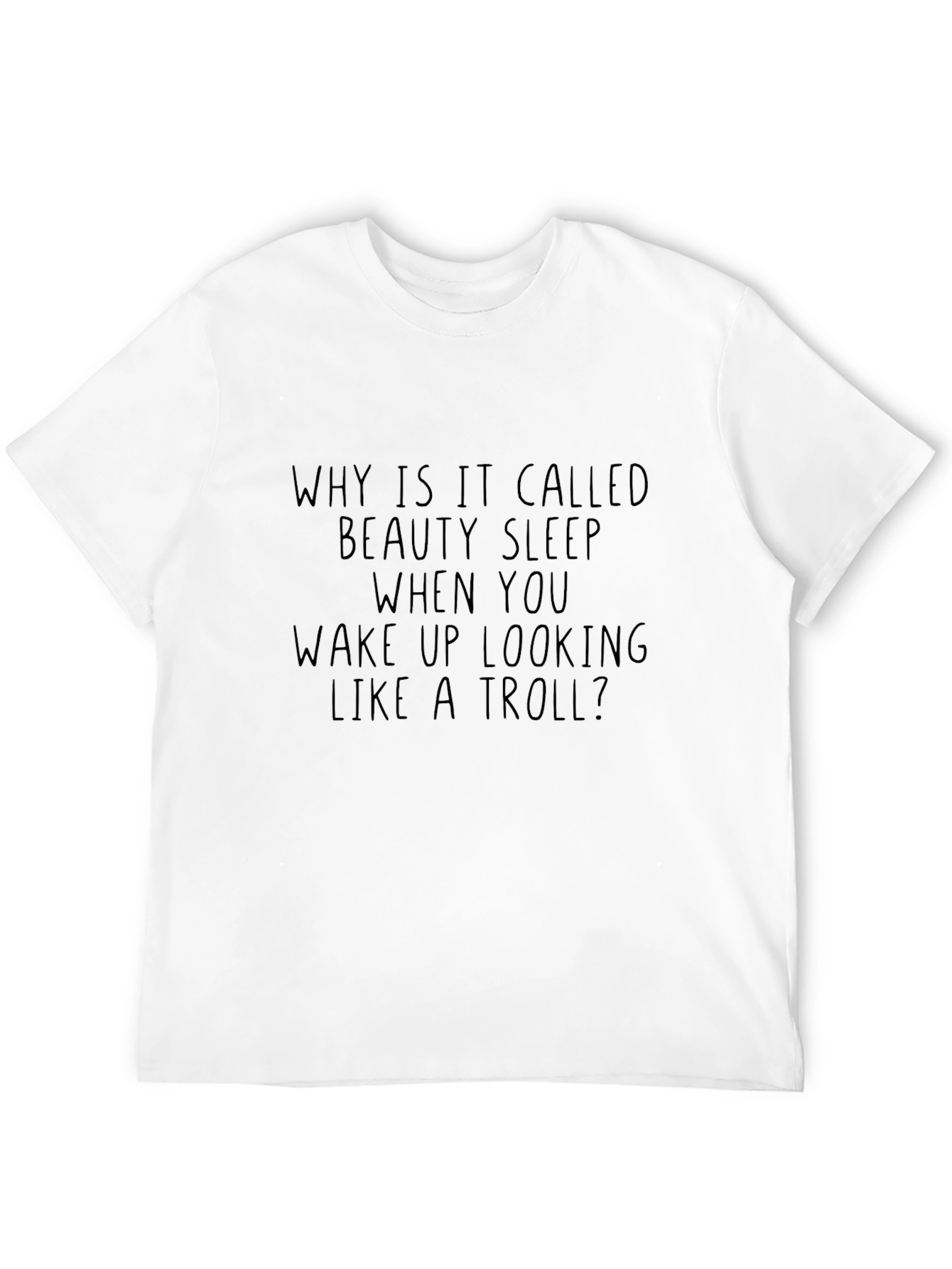 Funny Beauty Sleep Troll Graphic Tee