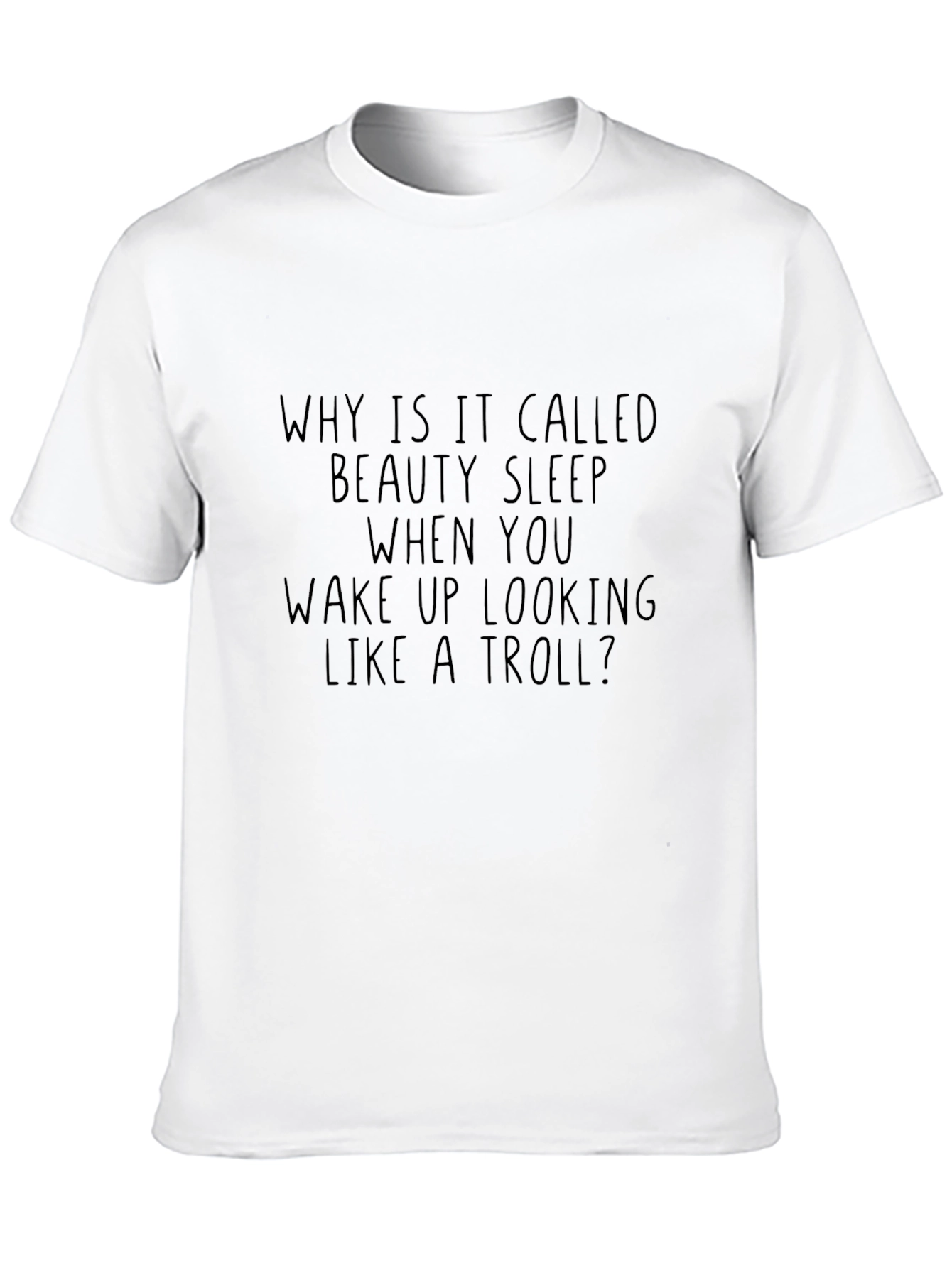 Funny Beauty Sleep Troll Graphic Tee