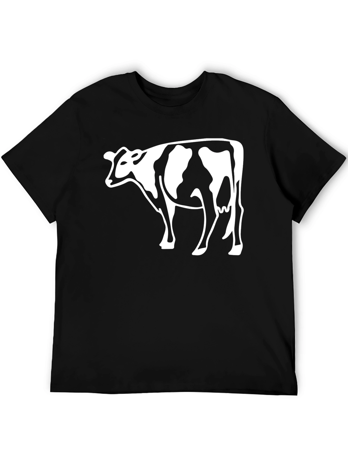 Black Cow Graphic Tee - Animal Lovers Delight