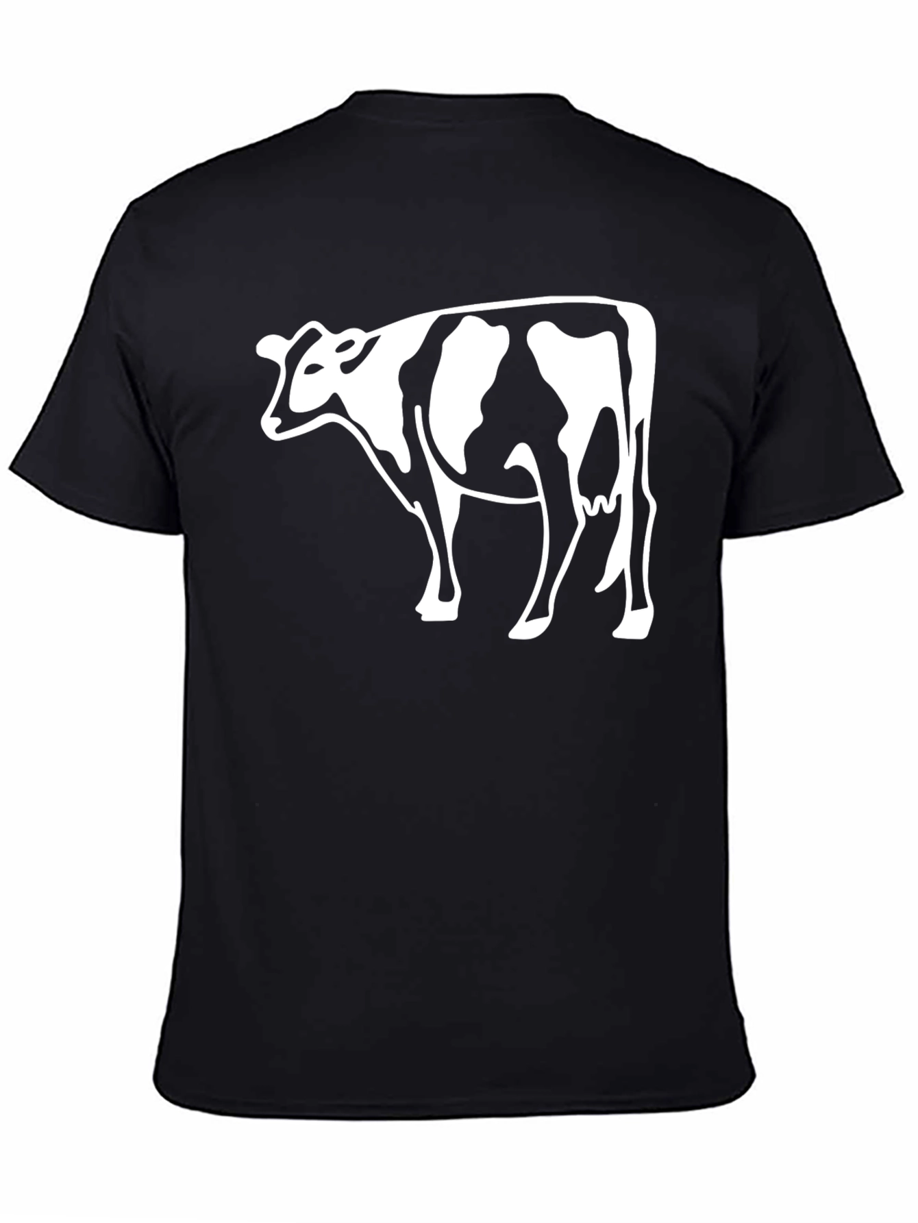 Black Cow Graphic Tee - Animal Lovers Delight