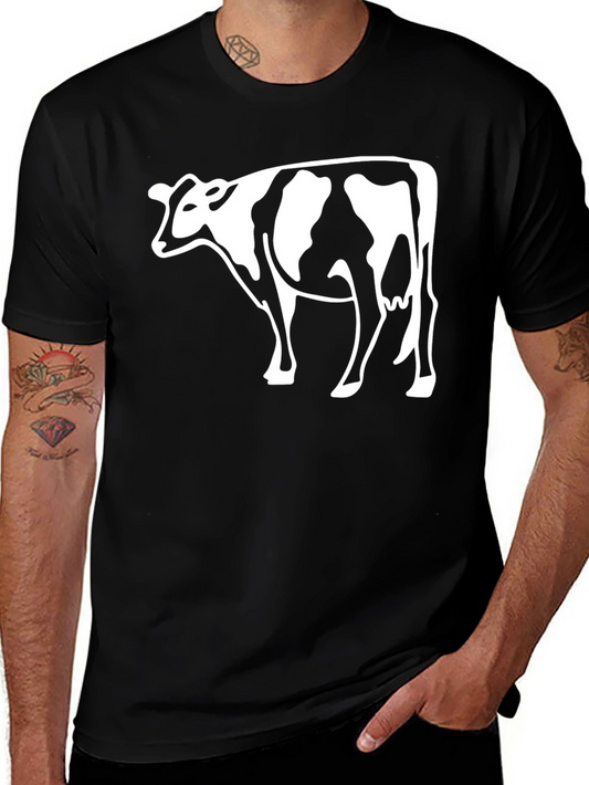 Black Cow Graphic Tee - Animal Lovers Delight