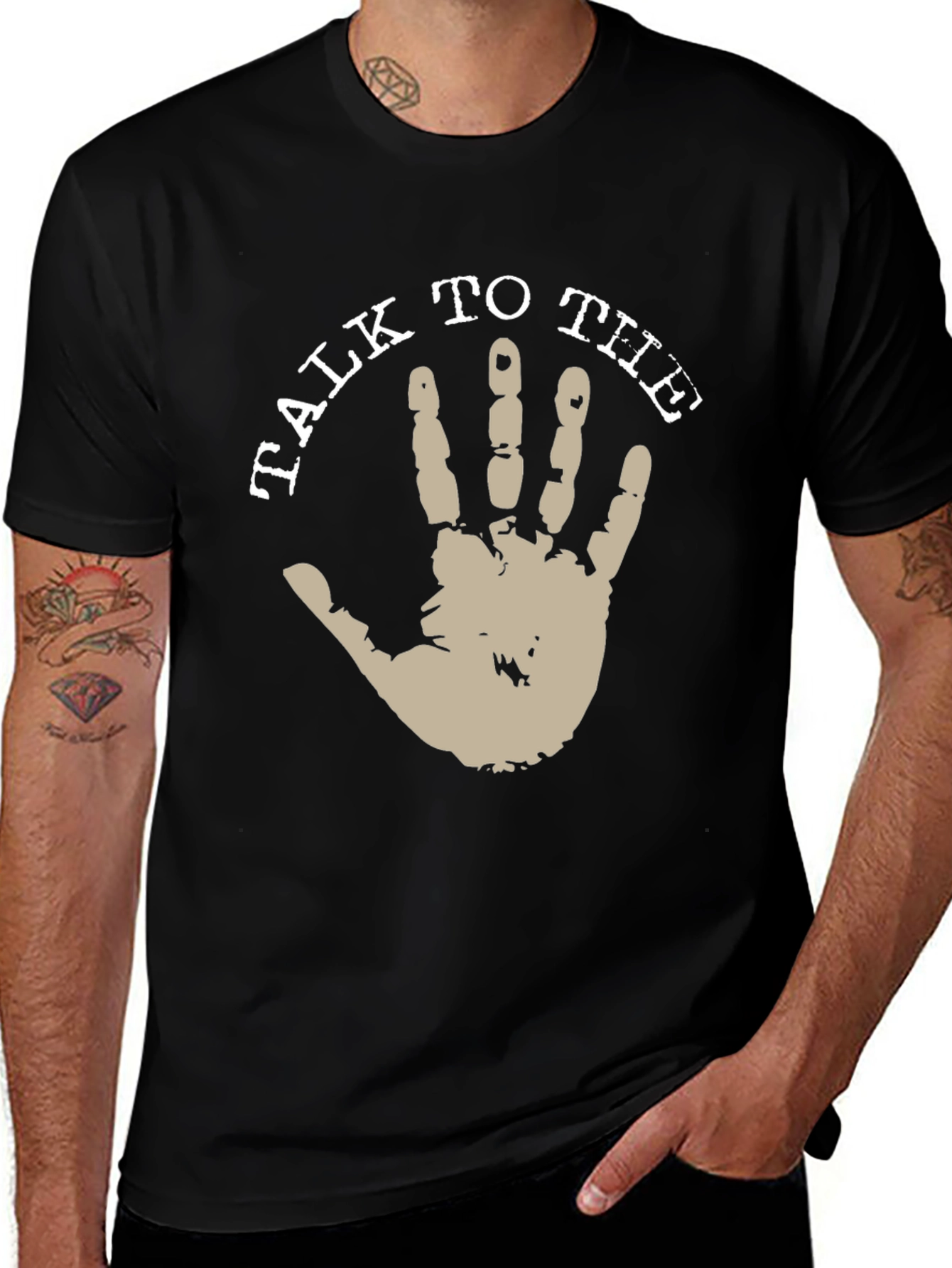 Talk to the Hand Graphic T-Shirt
