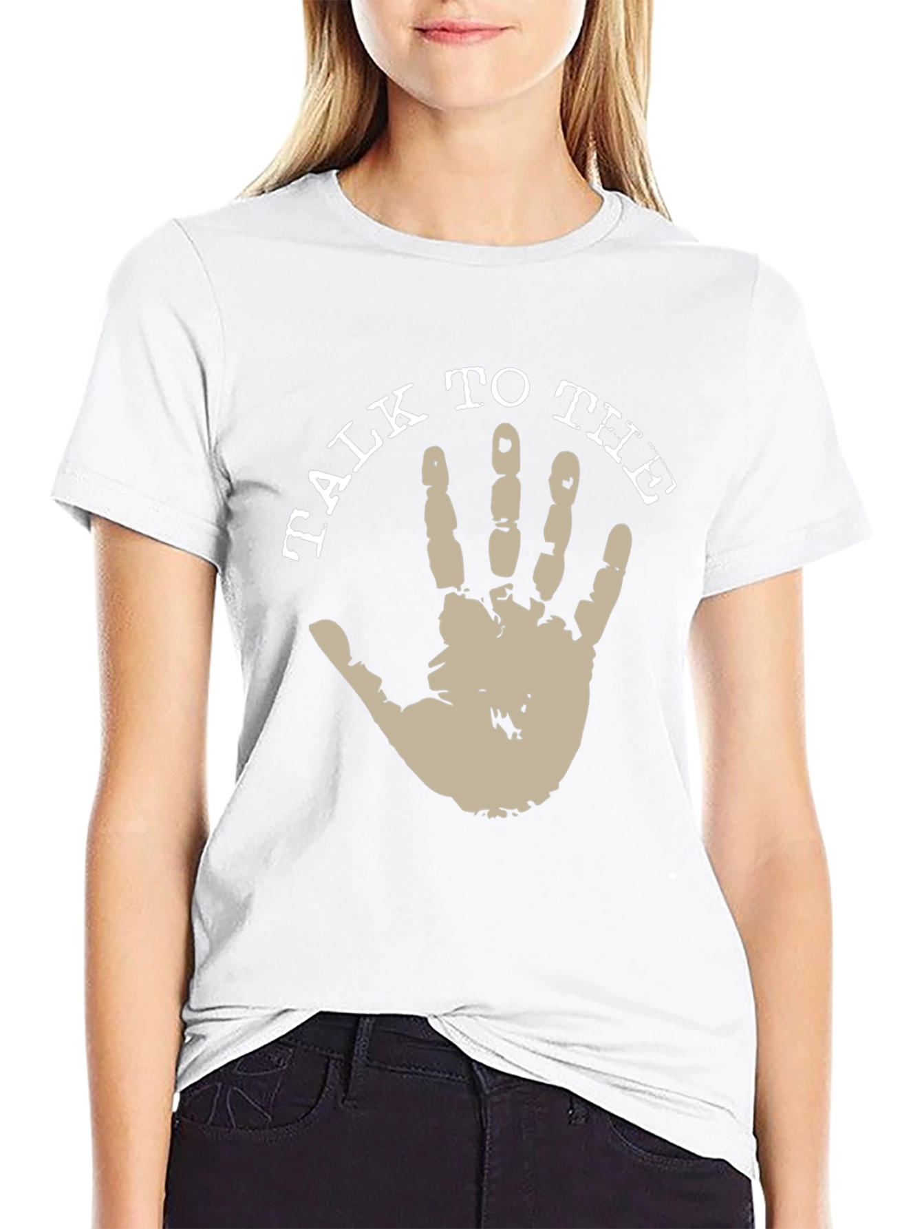 Talk to the Hand Graphic T-Shirt