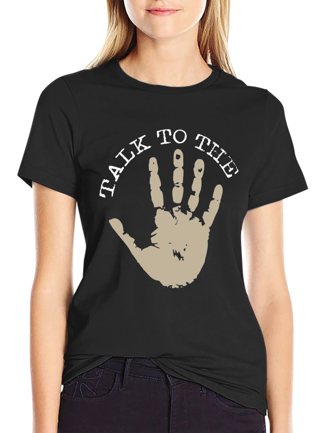 Talk to the Hand Graphic T-Shirt