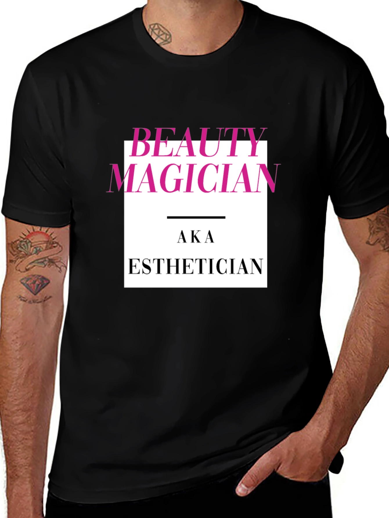 Beauty Magician AKA Esthetician Graphic T-Shirt