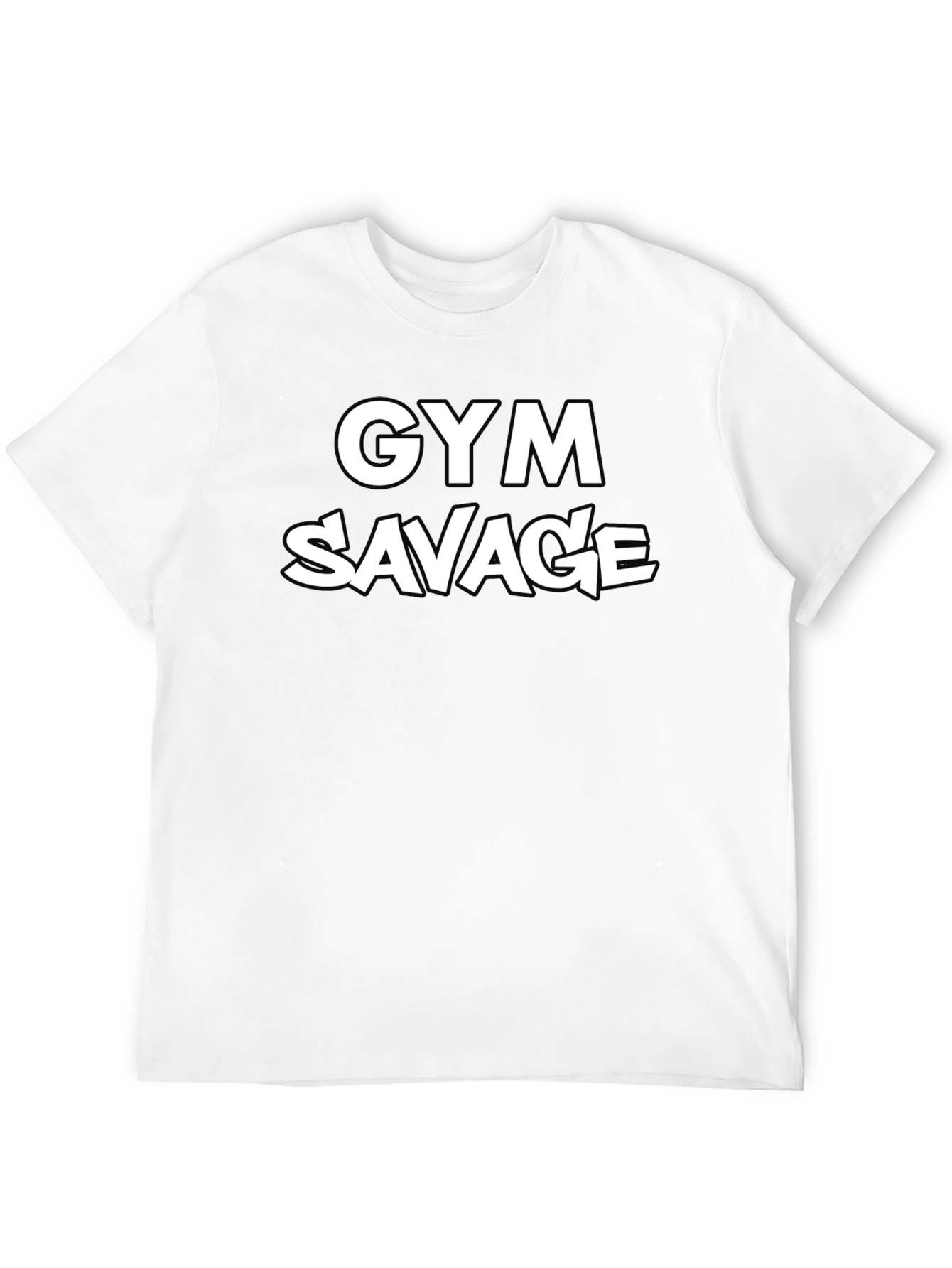 Gym Savage Black T-Shirt | Mens Fitness Apparel