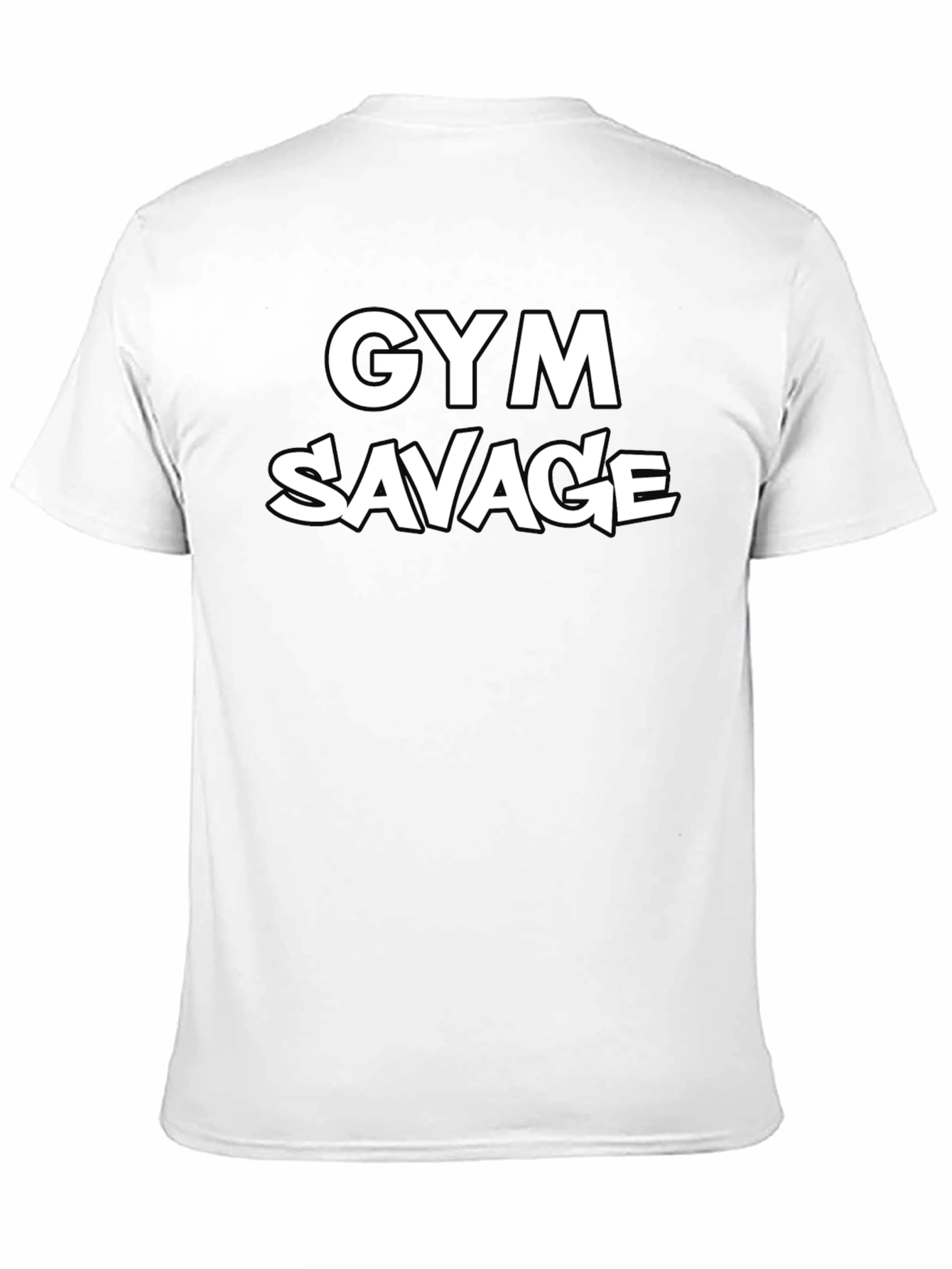 Gym Savage Black T-Shirt | Mens Fitness Apparel
