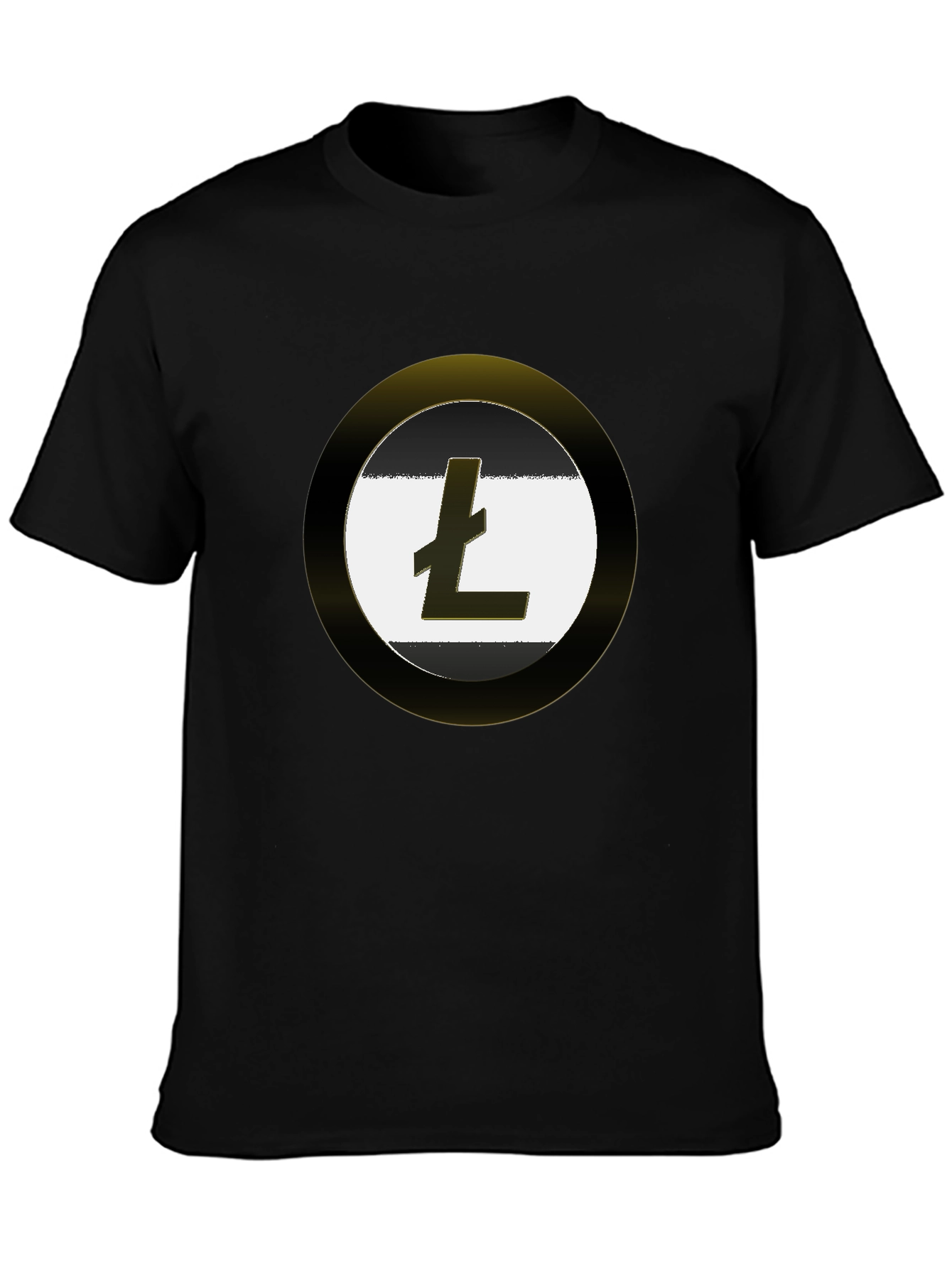 Litecoin Crypto T-Shirt - Black Tee