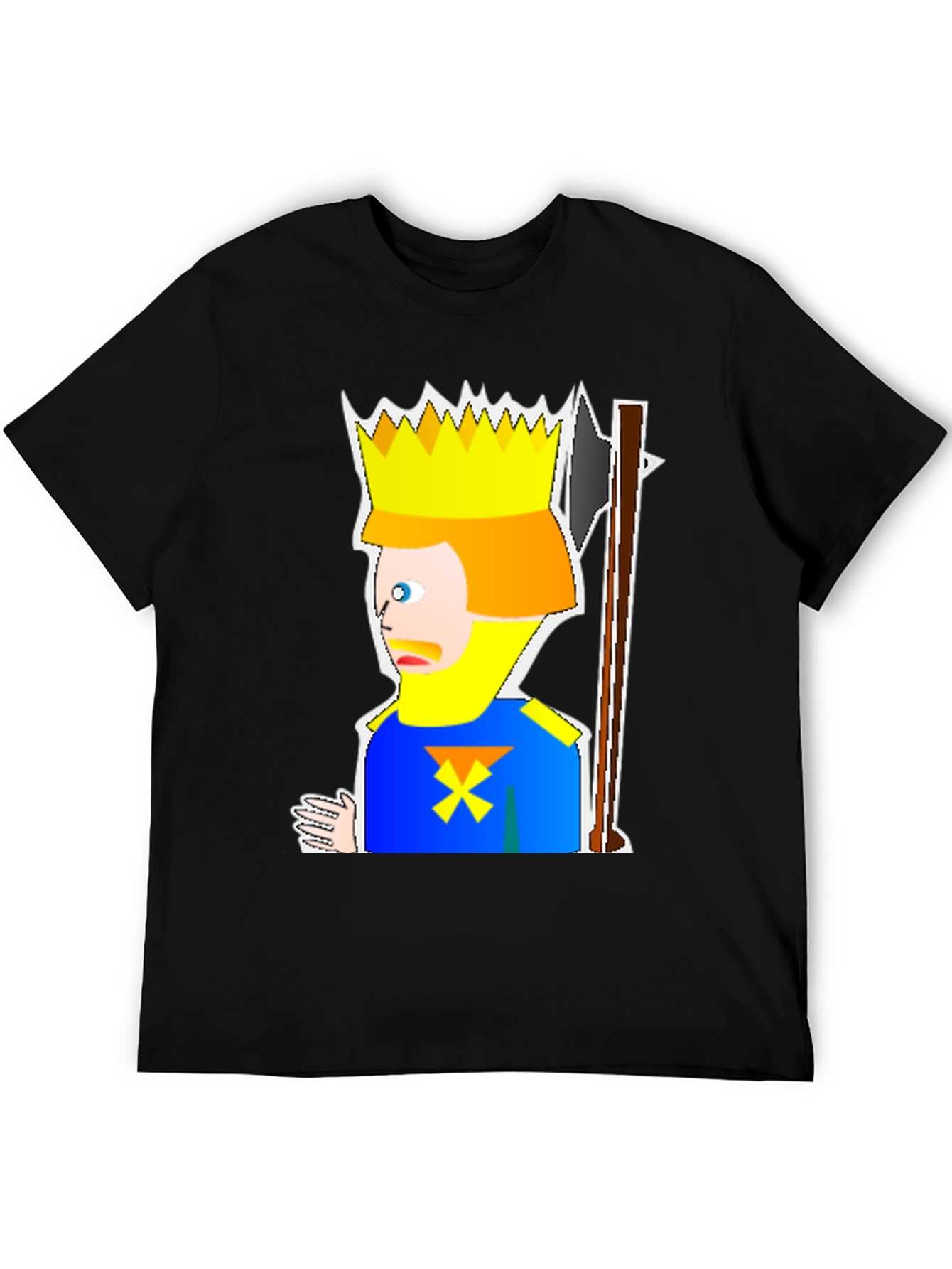 King Graphic Black T-Shirt