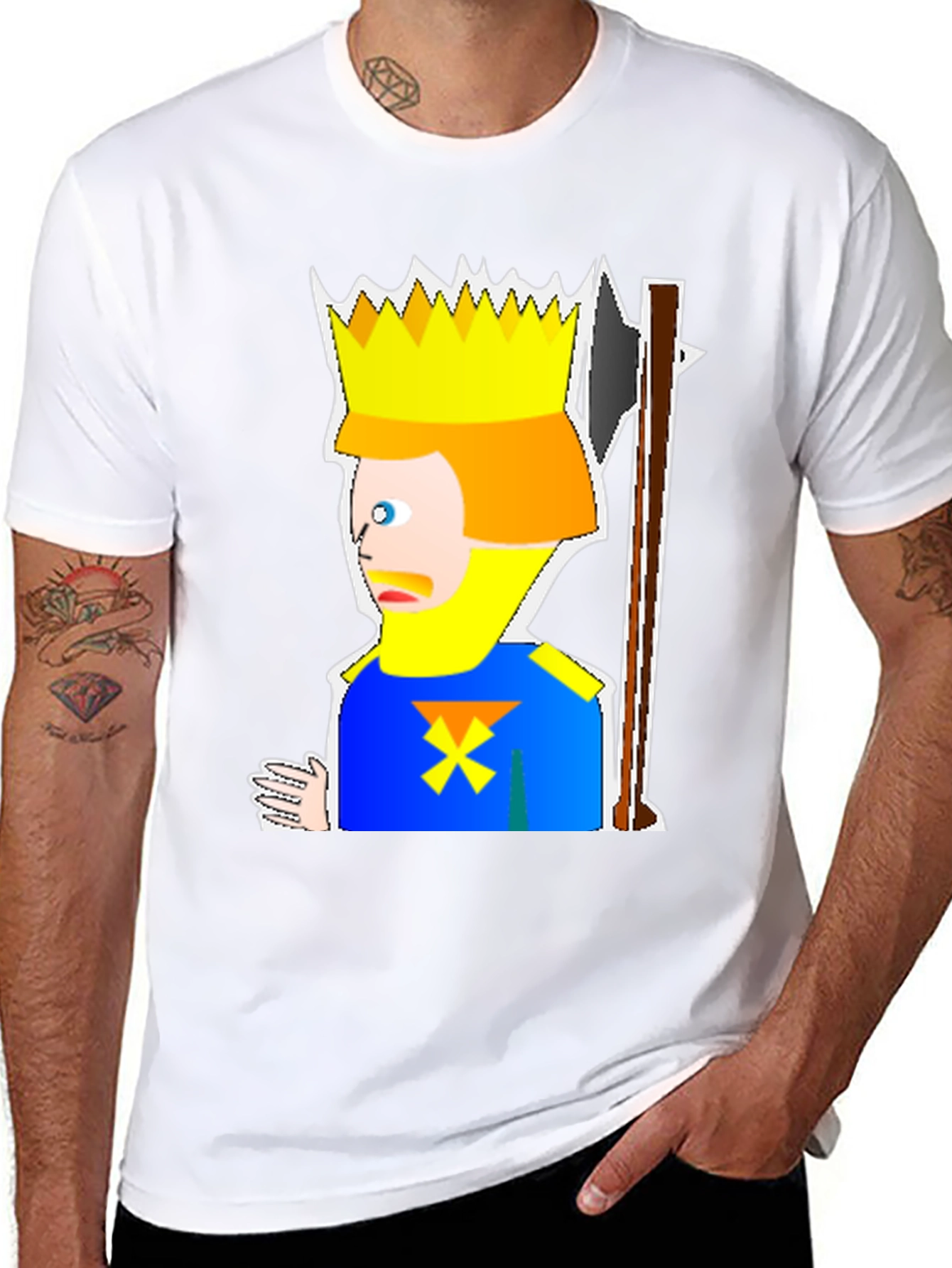 King Graphic Black T-Shirt