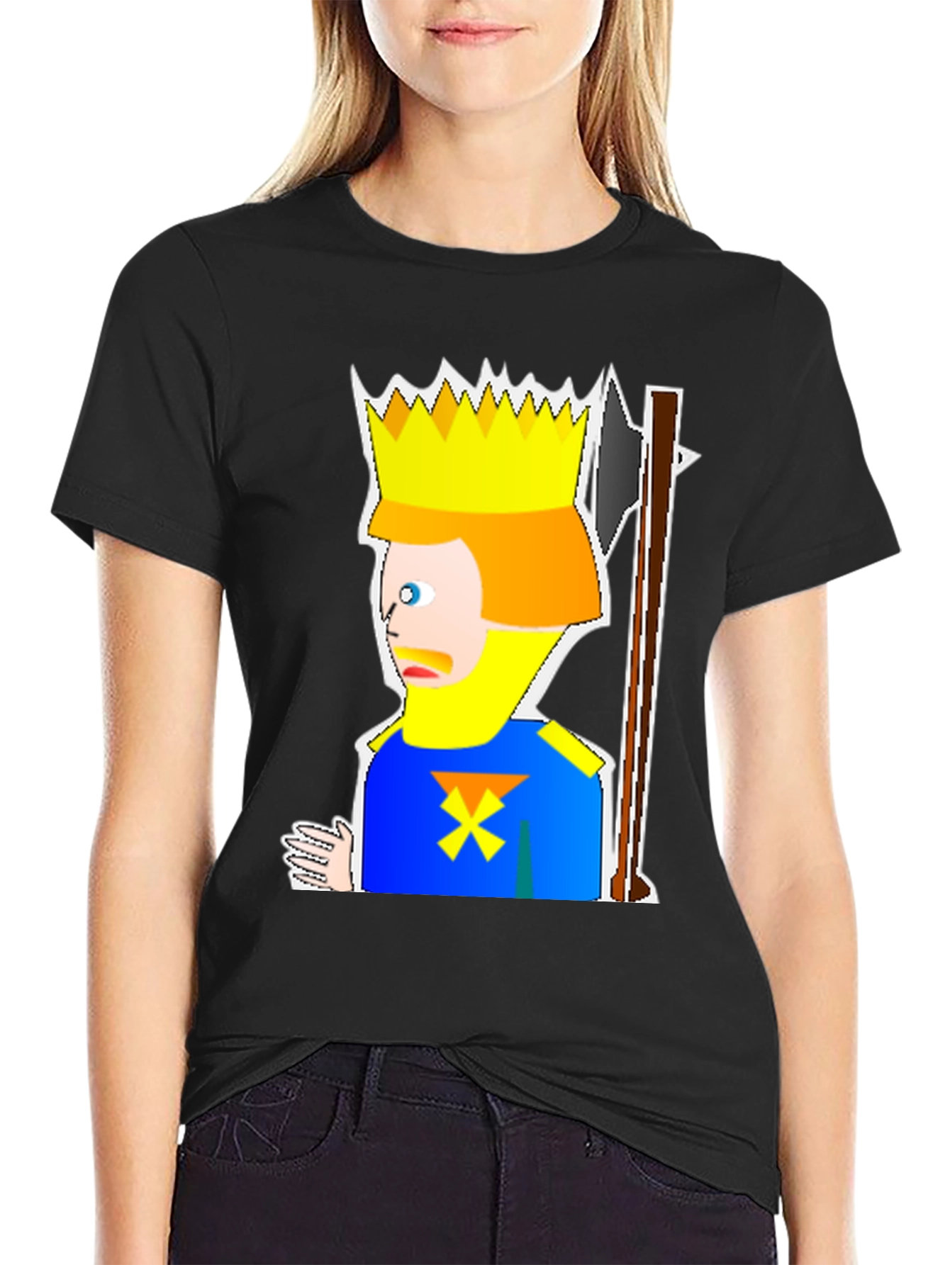 King Graphic Black T-Shirt