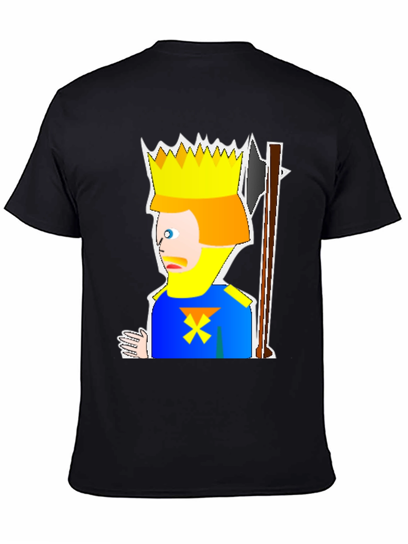 King Graphic Black T-Shirt