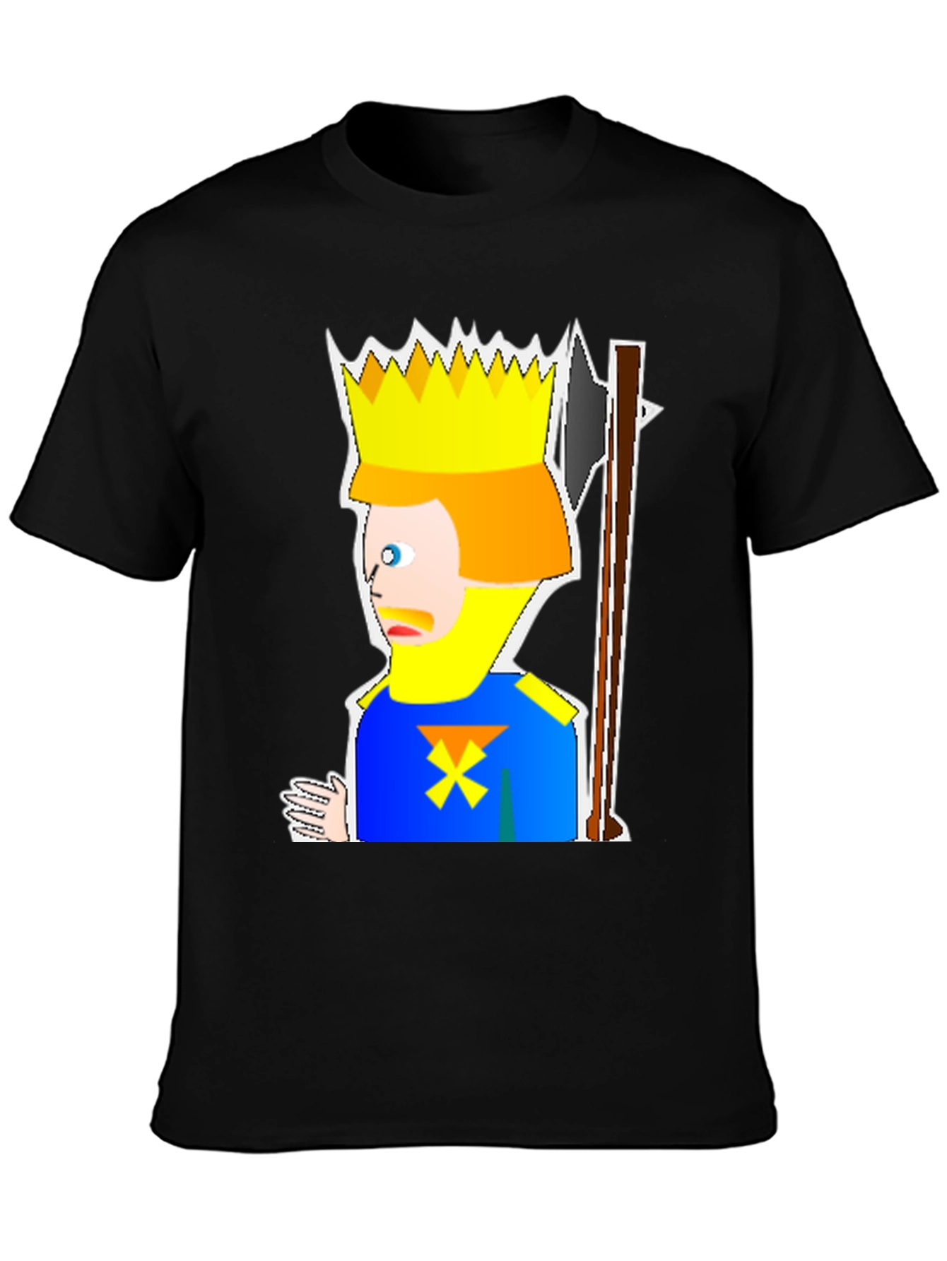 King Graphic Black T-Shirt