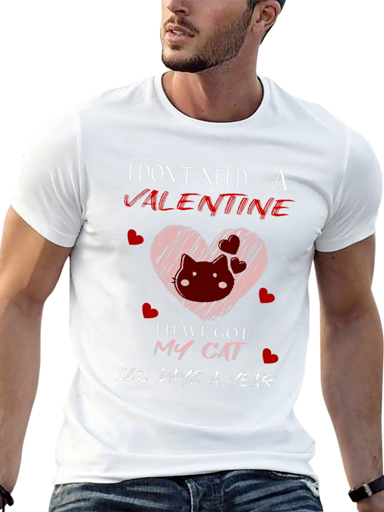 Cat Valentines Day T-Shirt