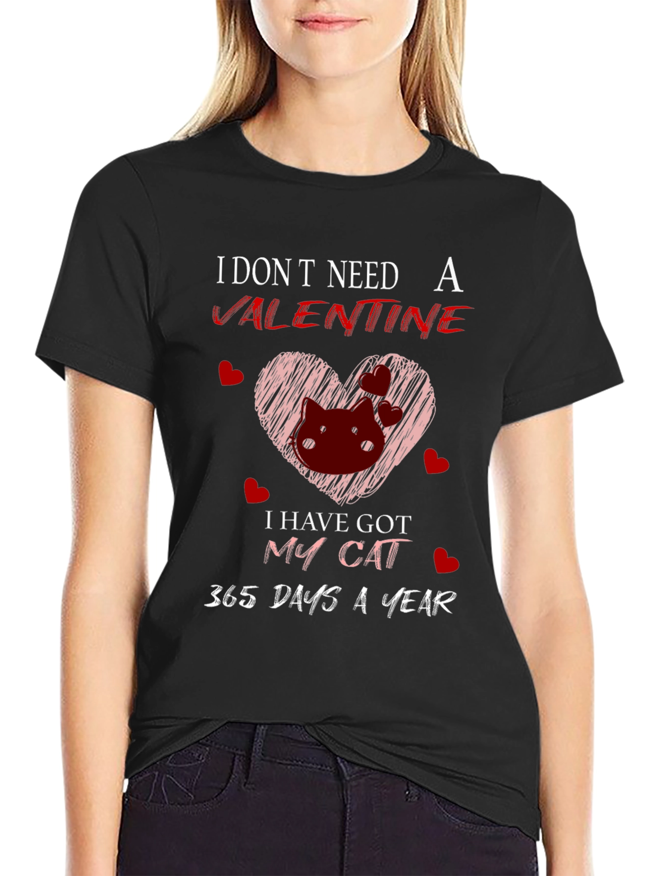 Cat Valentines Day T-Shirt