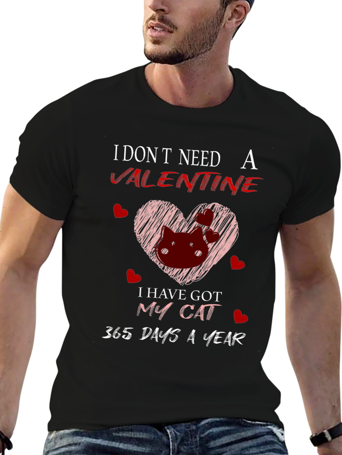 Cat Valentines Day T-Shirt