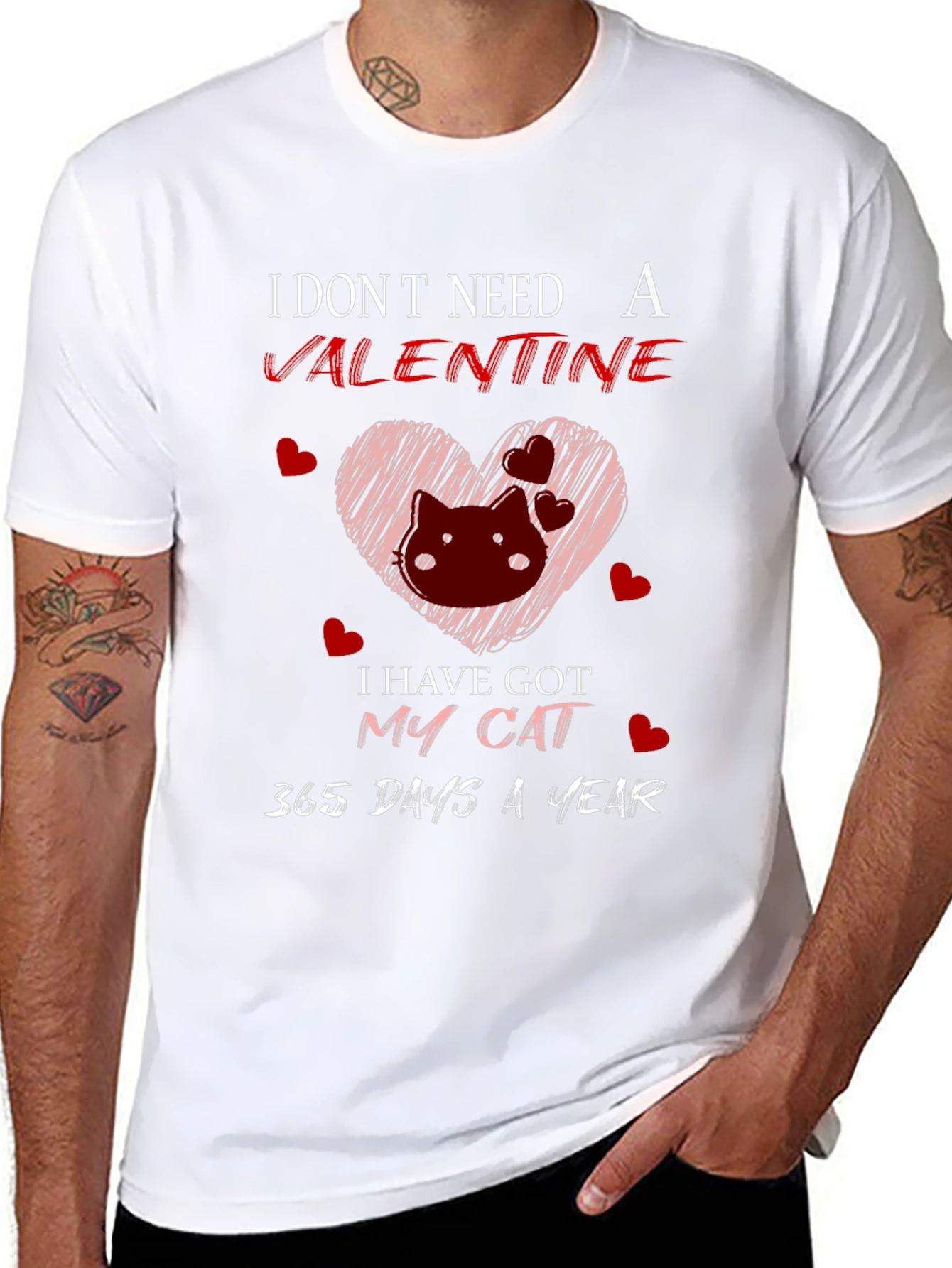 Cat Valentines Day T-Shirt