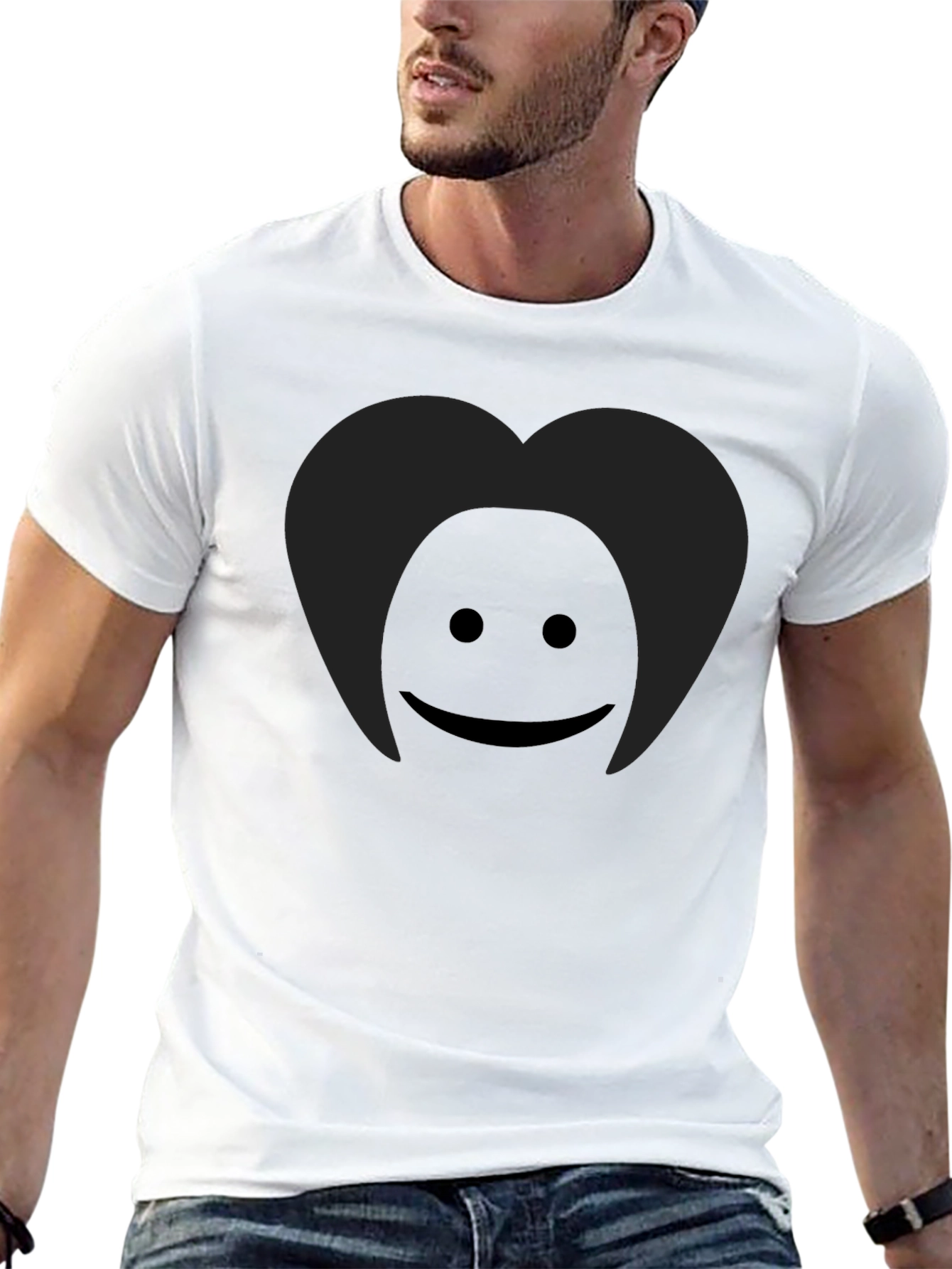 Graphic Tee - Heart Head Design