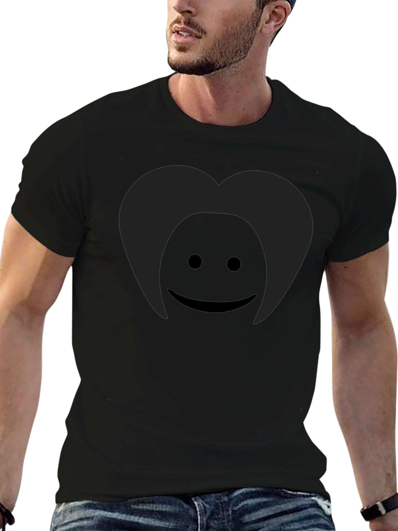 Graphic Tee - Heart Head Design