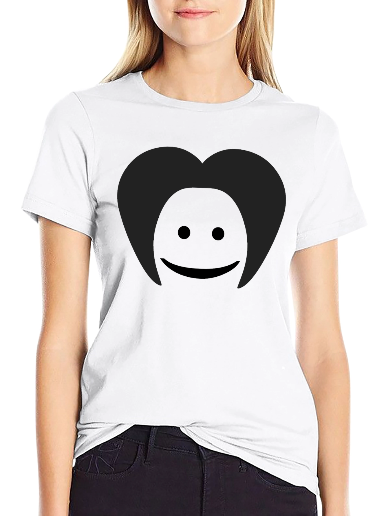 Graphic Tee - Heart Head Design
