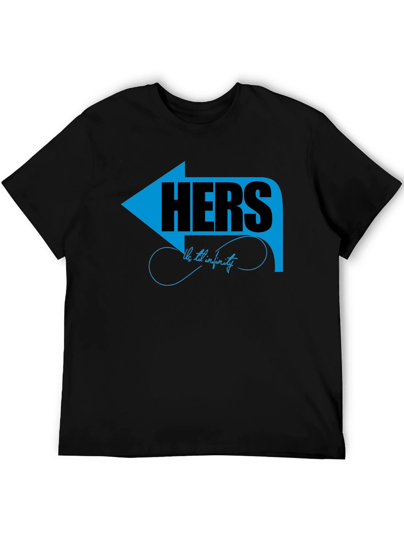 Matching Couple Hers T-Shirt - Arrow Graphic Design