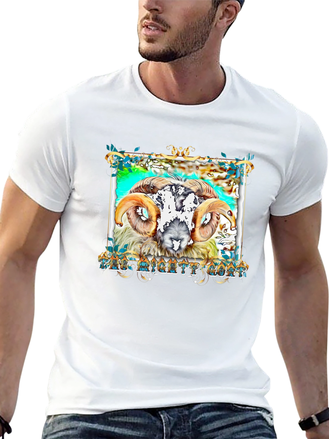 The Mighty Goat Graphic T-Shirt