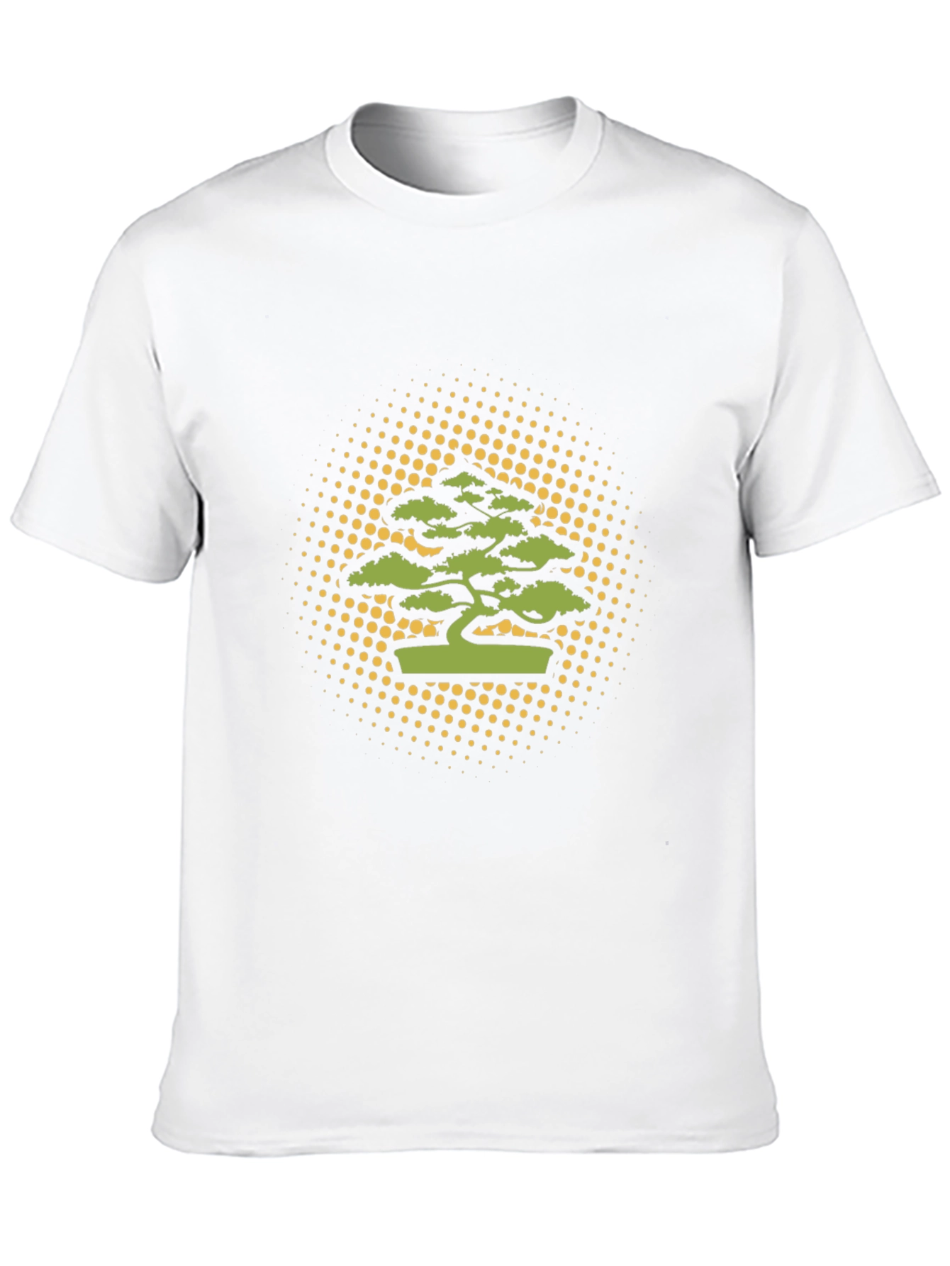 Bonsai Tree Graphic Tee - Stylish Mens Black T-Shirt