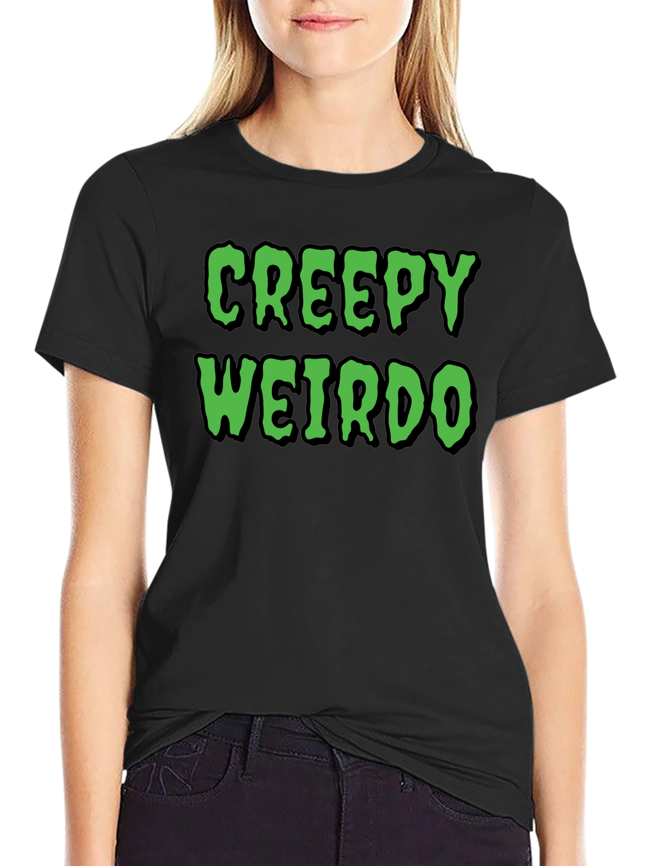 Creepy Weirdo T-Shirt - Halloween Party Tee