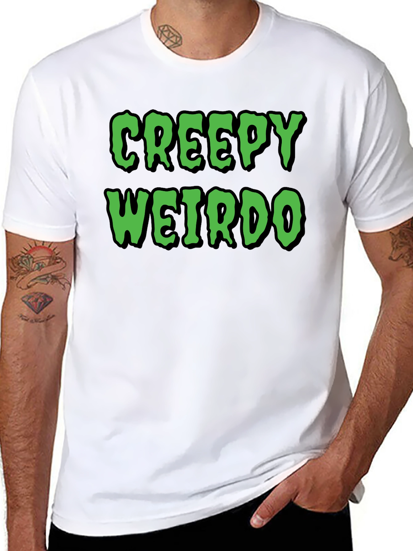 Creepy Weirdo T-Shirt - Halloween Party Tee