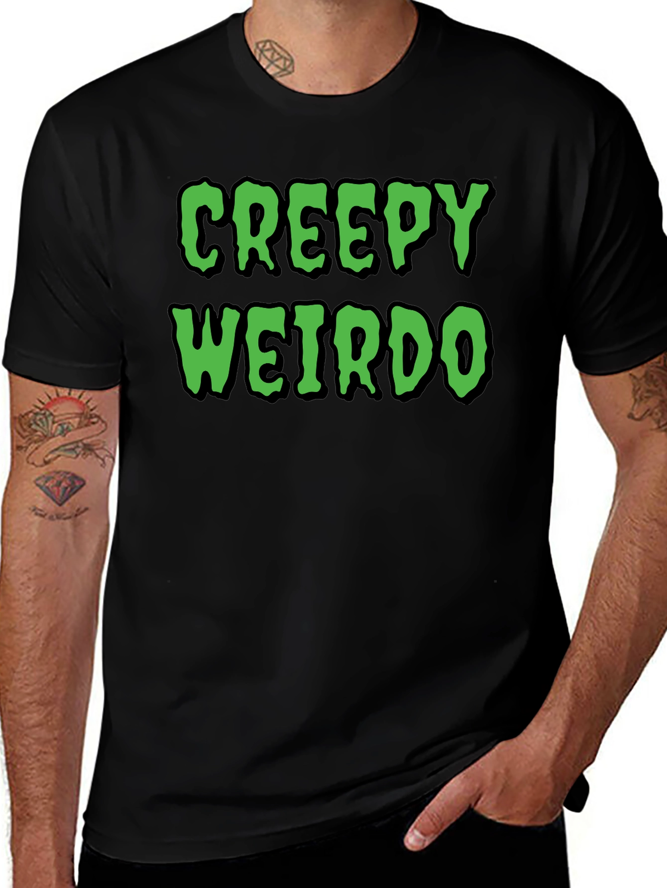 Creepy Weirdo T-Shirt - Halloween Party Tee