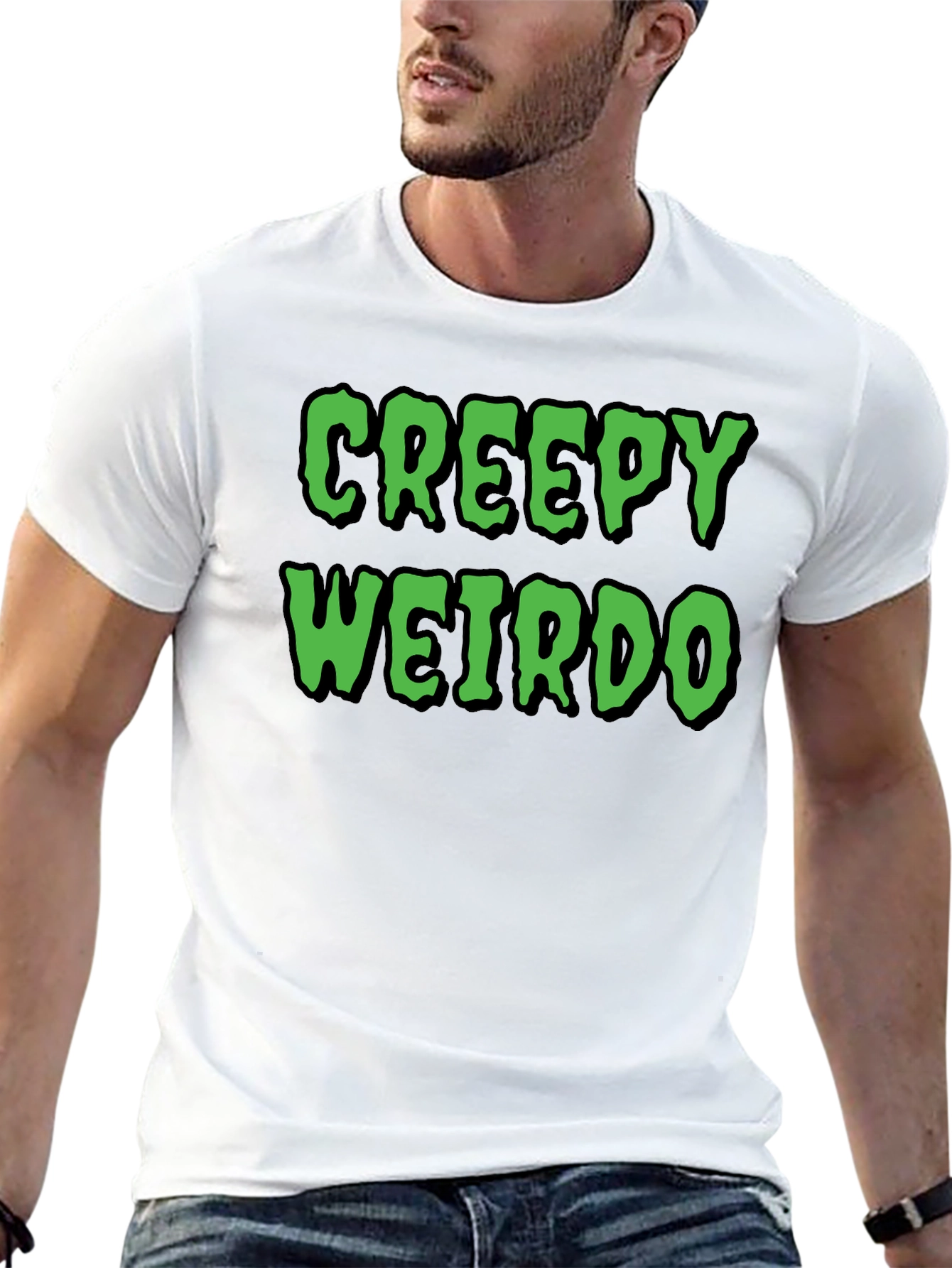 Creepy Weirdo T-Shirt - Halloween Party Tee