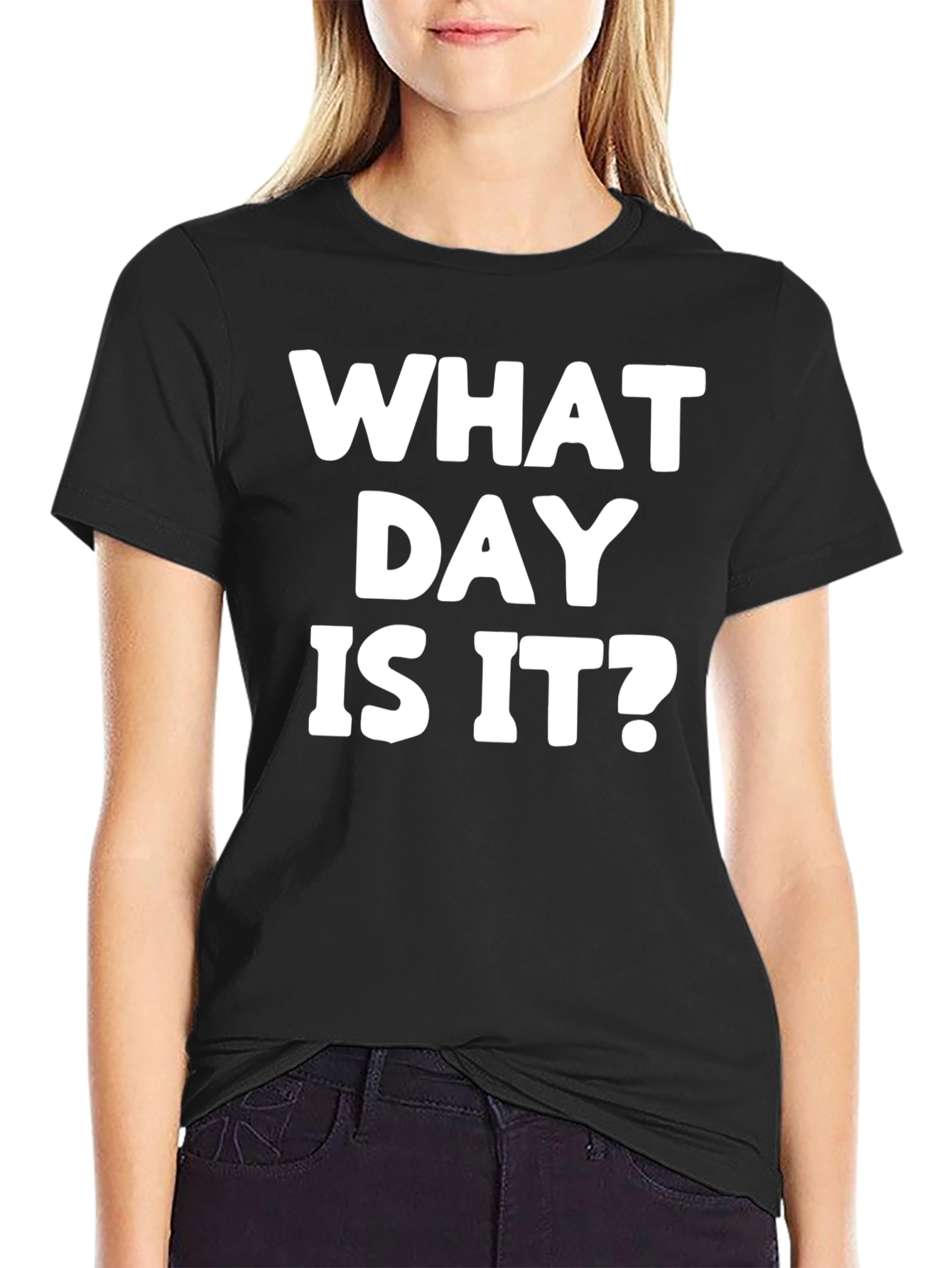 What Day Is It? Graphic Tee - Black