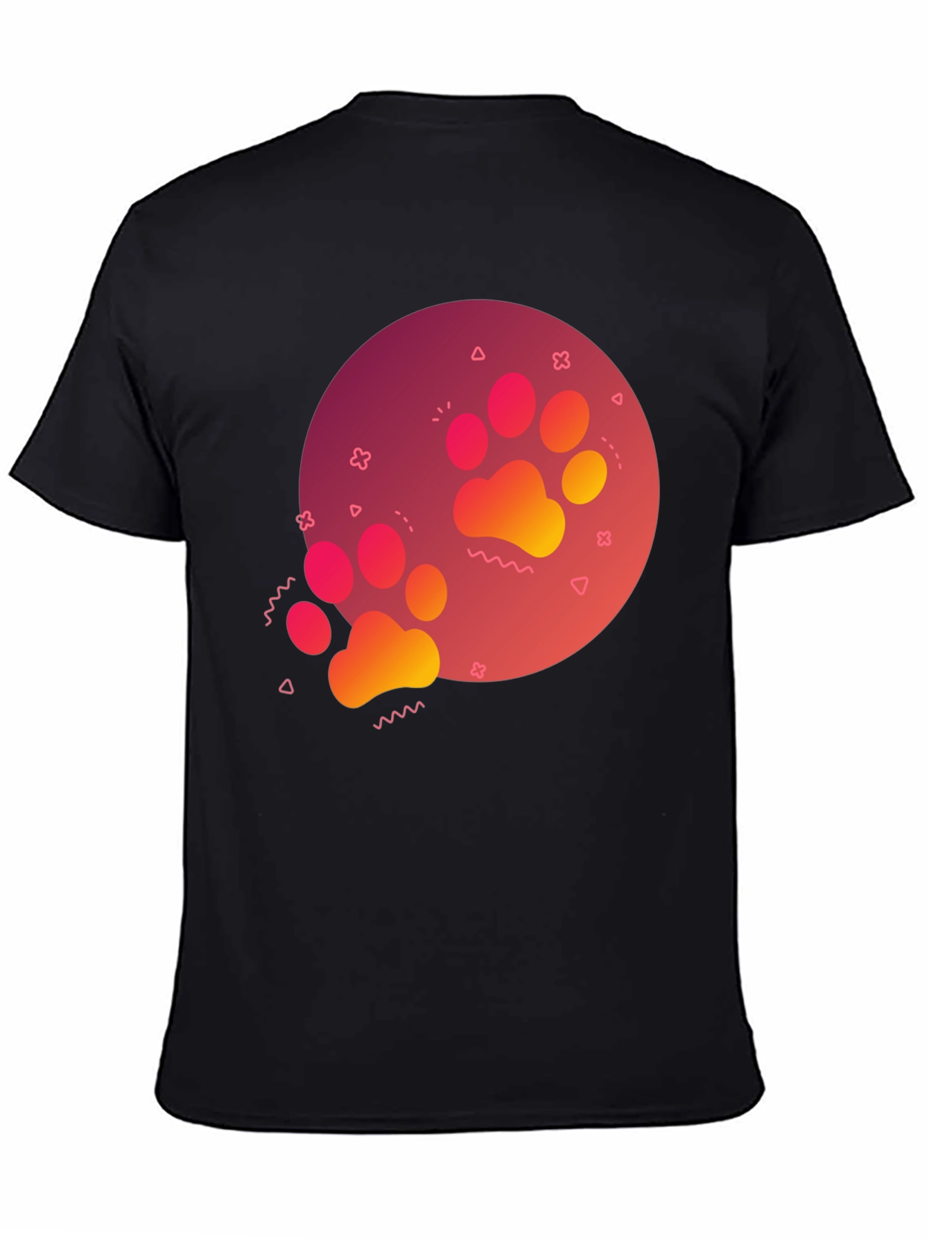 Paw Print Graphic Tee - Casual Style