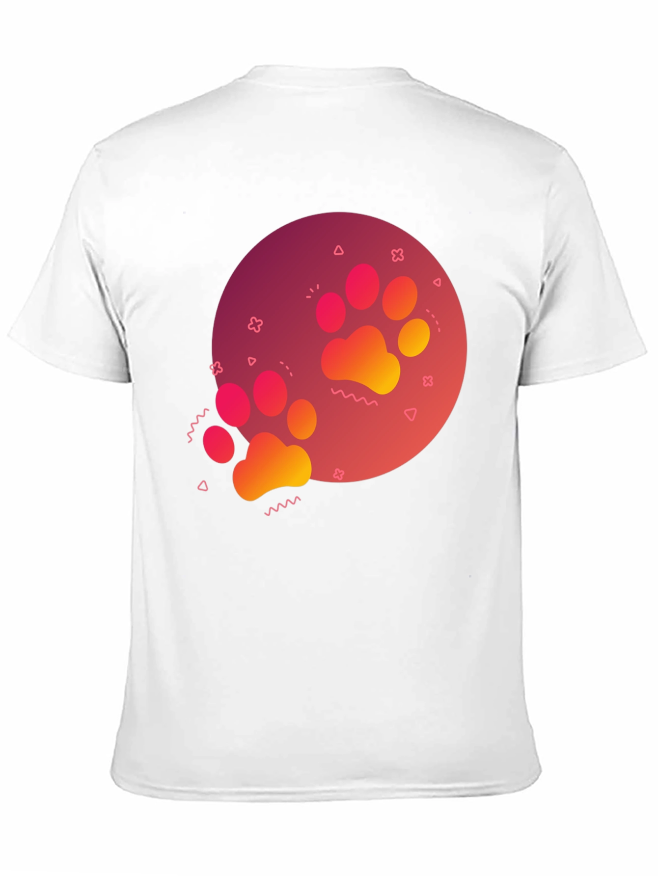 Paw Print Graphic Tee - Casual Style